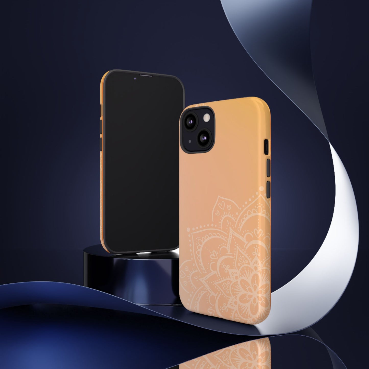 Mandala Peach Tough Cases