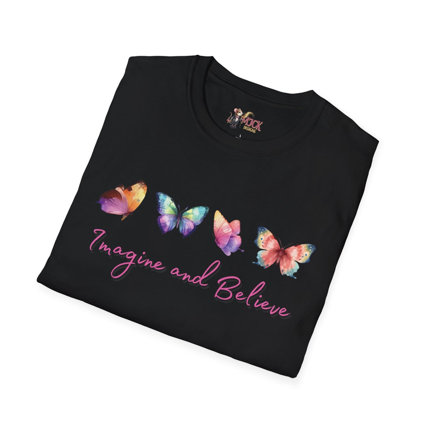 Imagine and Believe Unisex Softstyle T-Shirt