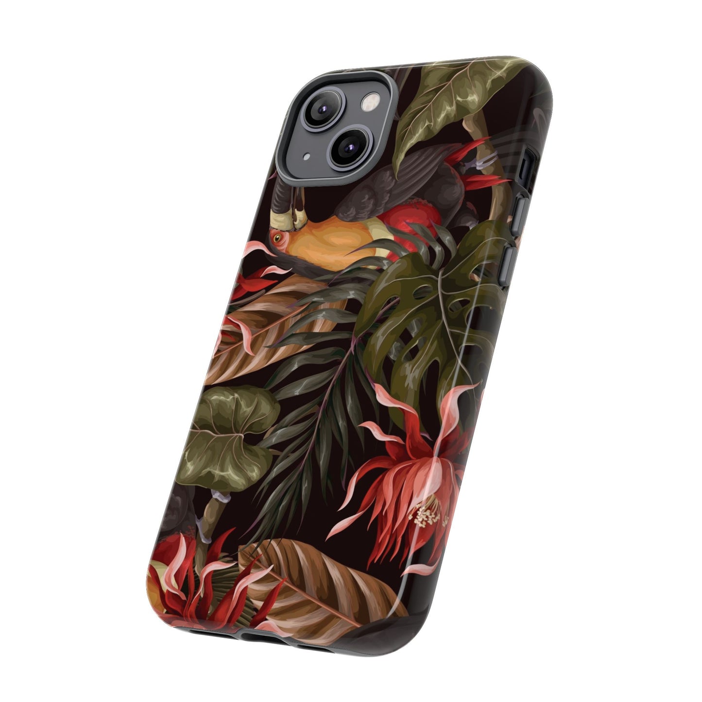 Tough Cases Phone Unique Floral Design with Bird