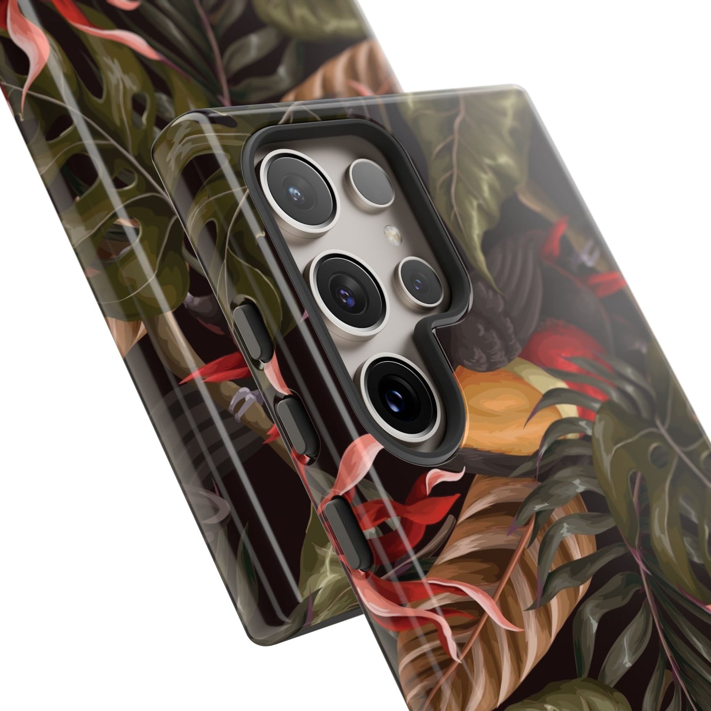 Tough Cases Phone Unique Floral Design with Bird