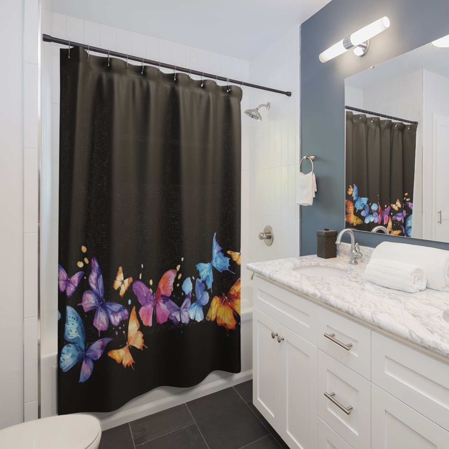 Butterflies and Beauty Shower Curtains