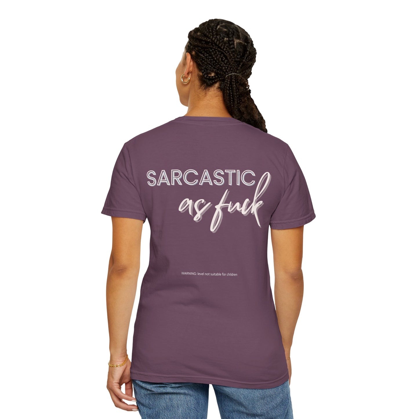 Sarcastic AF Unisex Garment-Dyed T-shirt Dark Colors