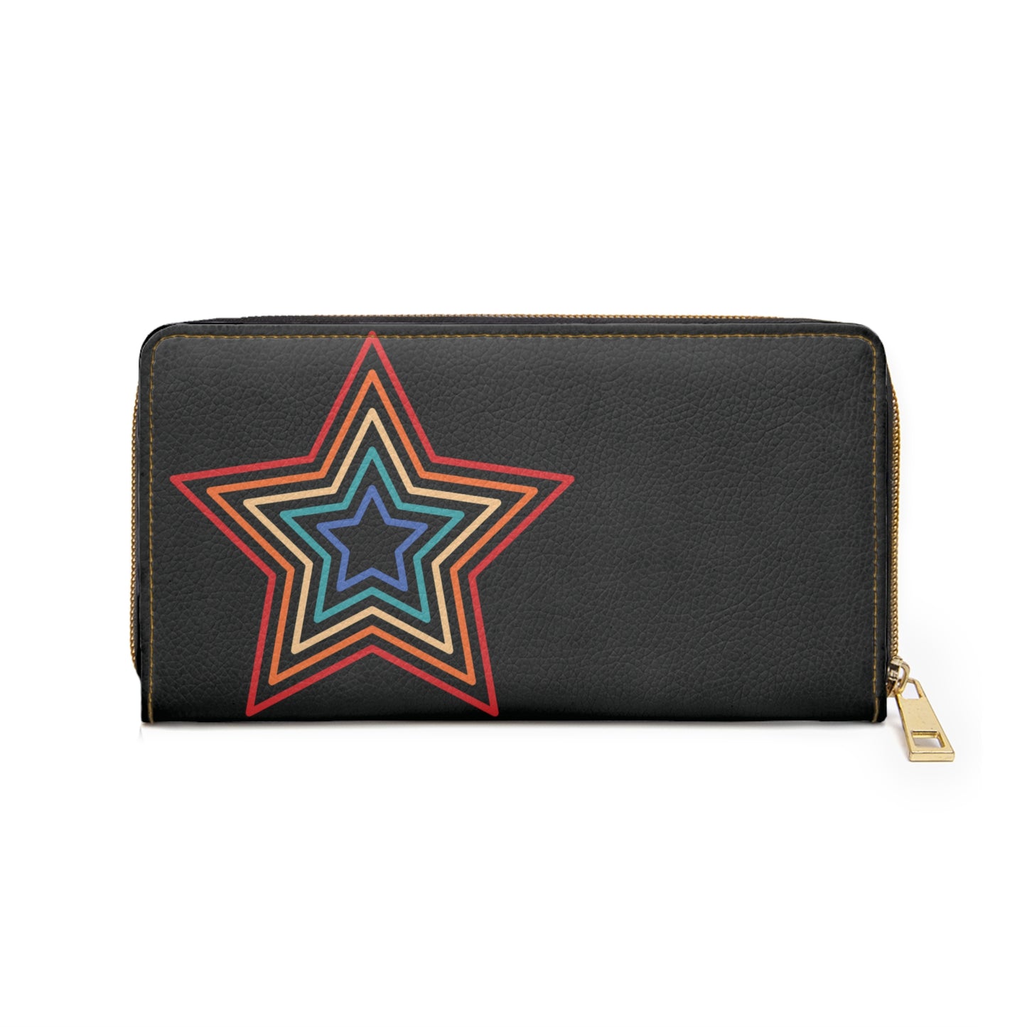 1970's Rainbow Zipper Wallet