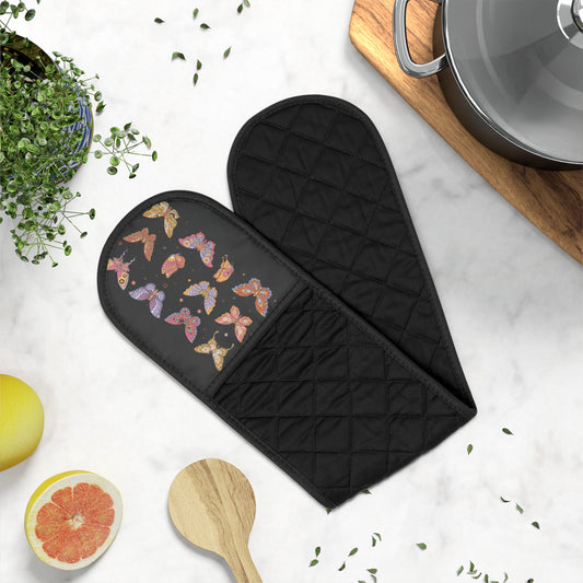 Oven Mitts - Butterfly Kitchen Decor Set