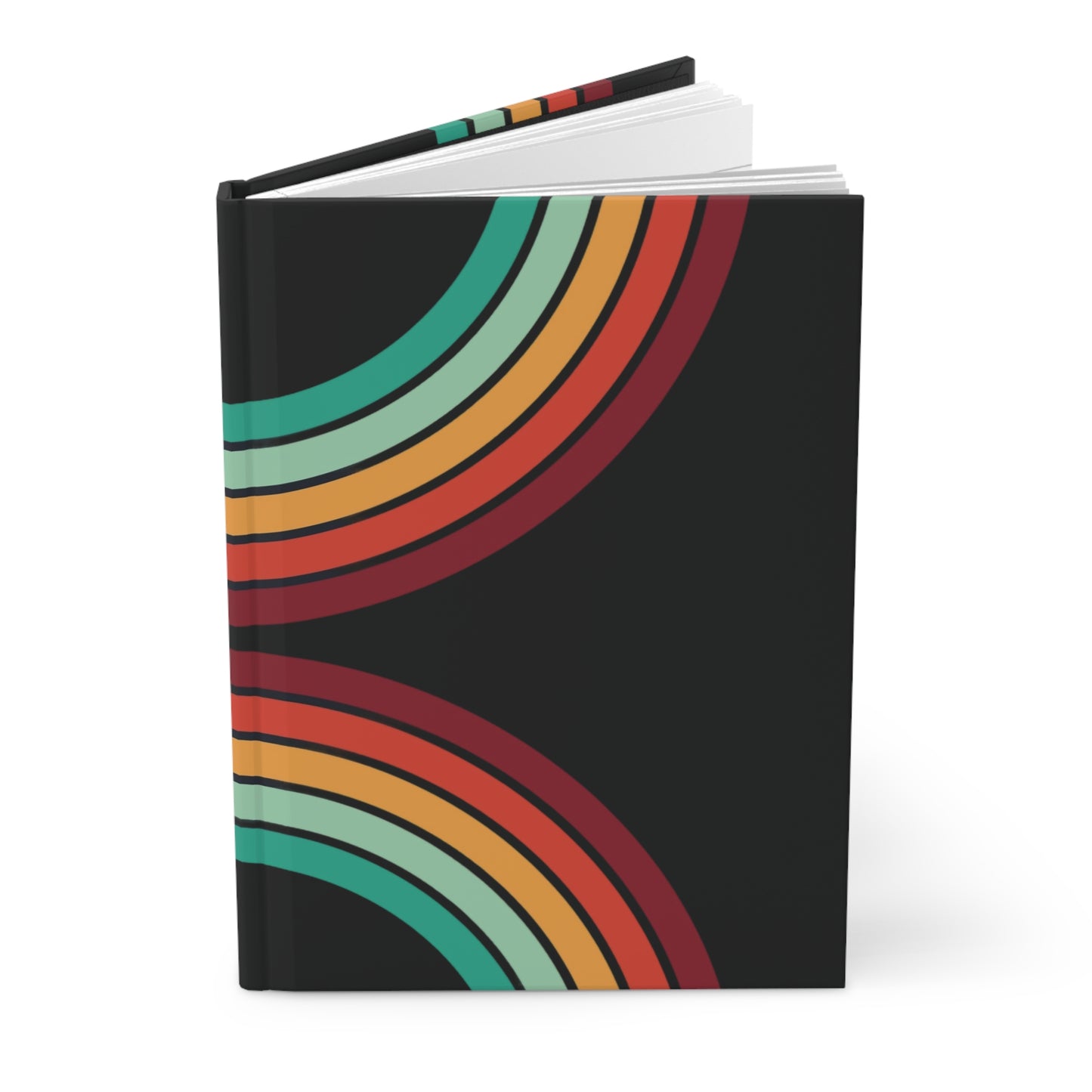 1970's Rainbow Hardcover Journal Matte