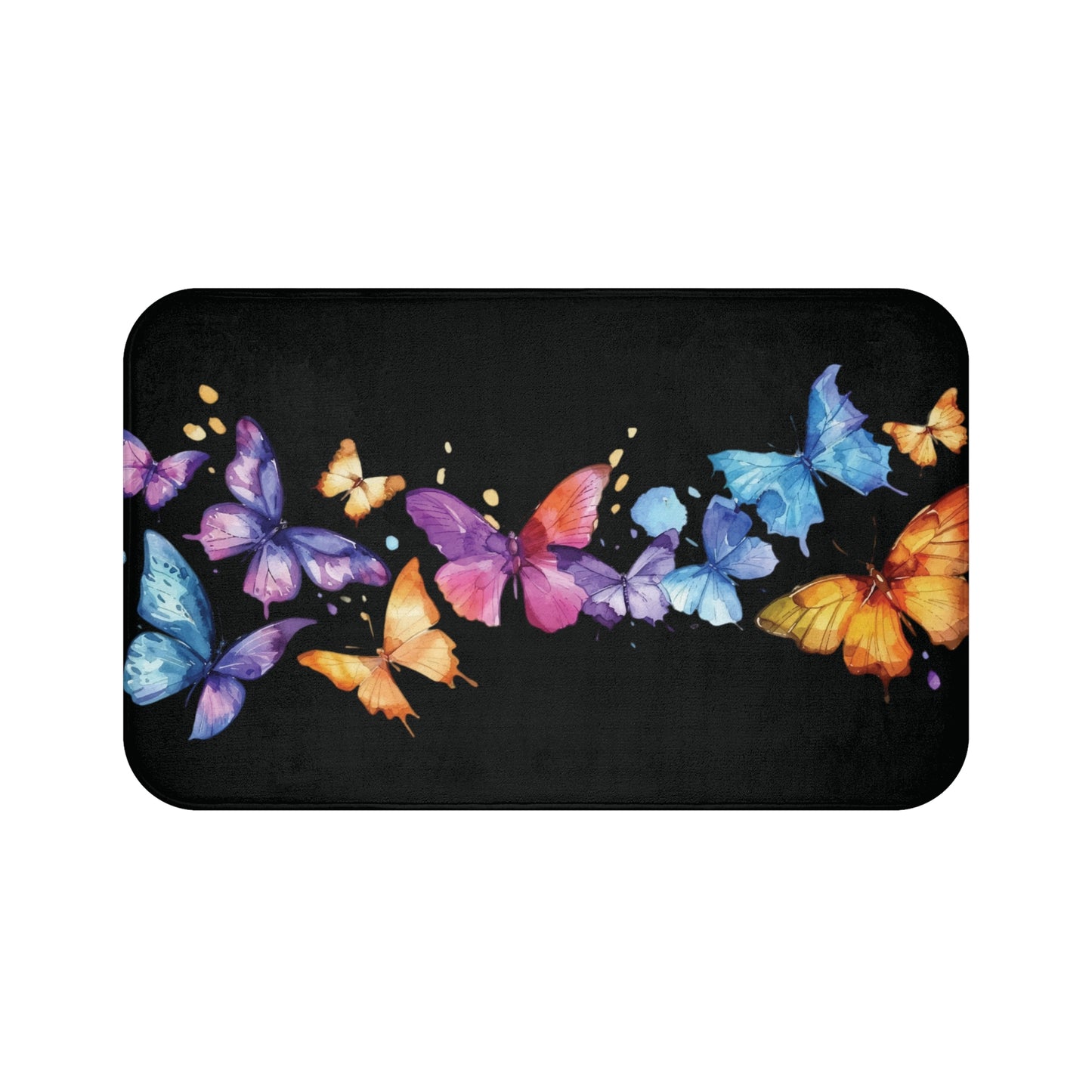Butterflies and Beauty Bath Mat