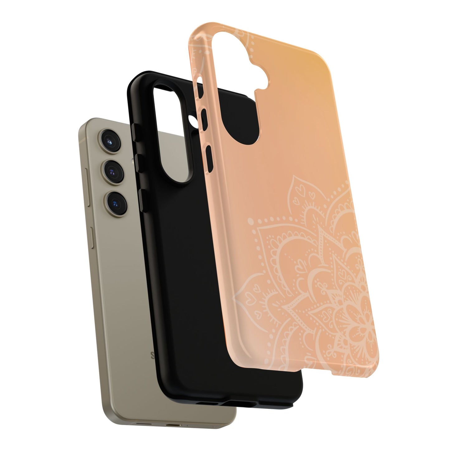 Mandala Peach Tough Cases