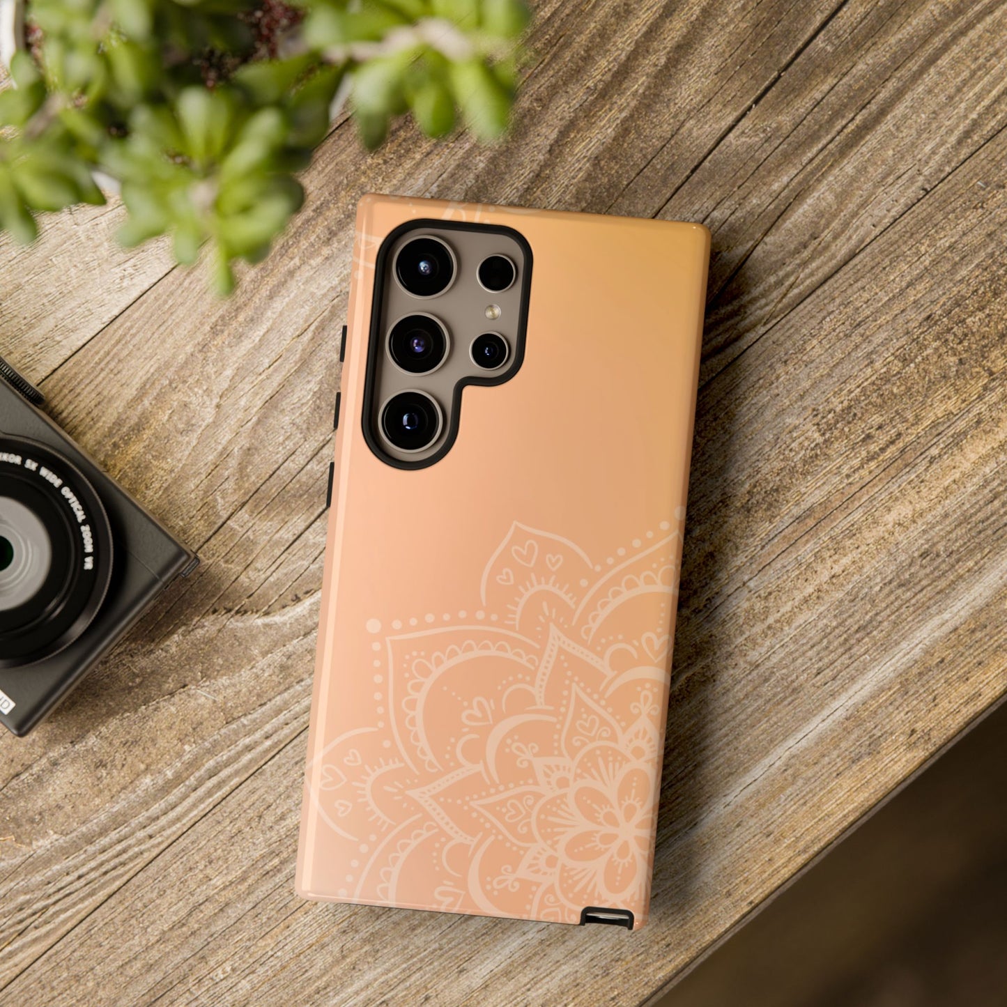 Mandala Peach Tough Cases