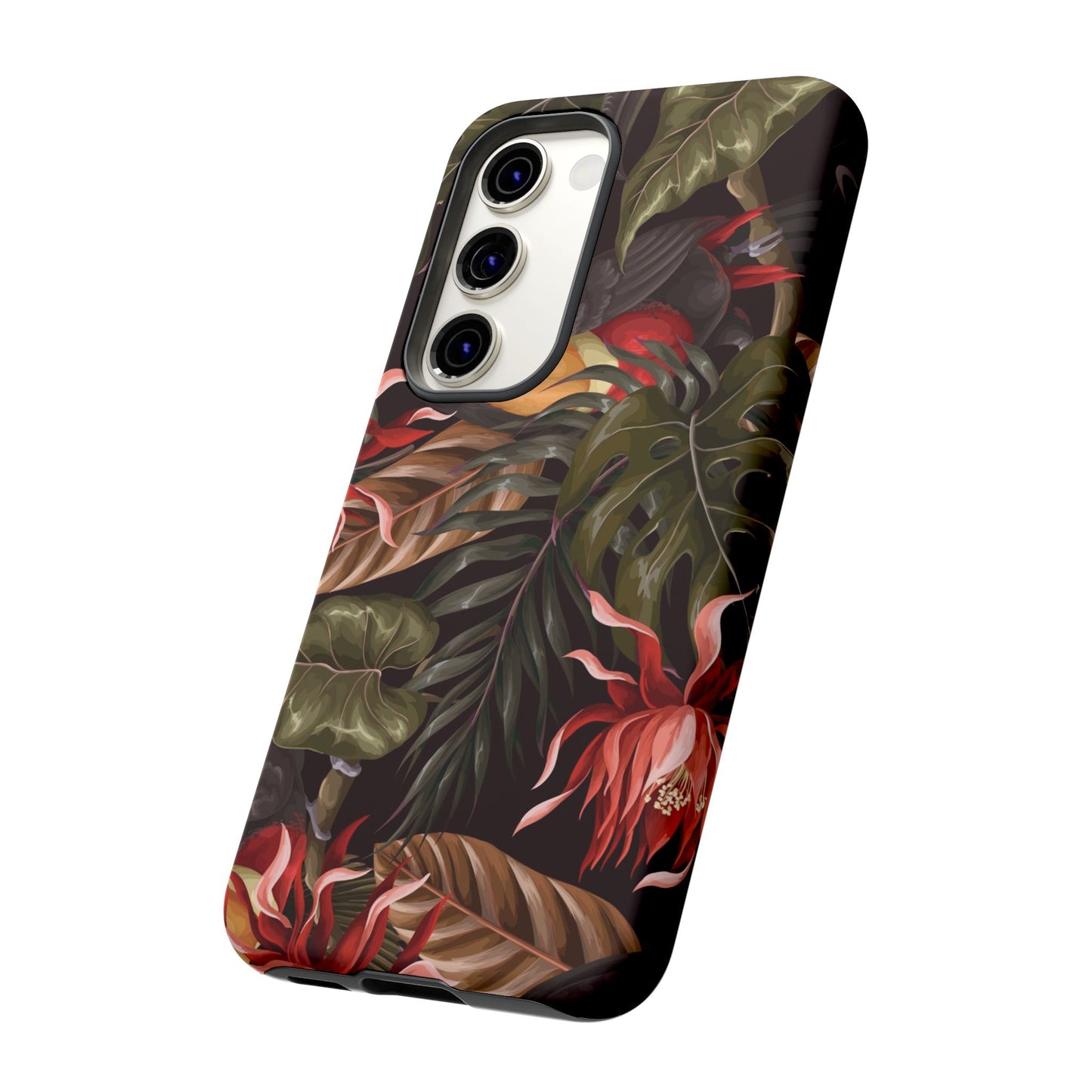 Tough Cases Phone Unique Floral Design with Bird