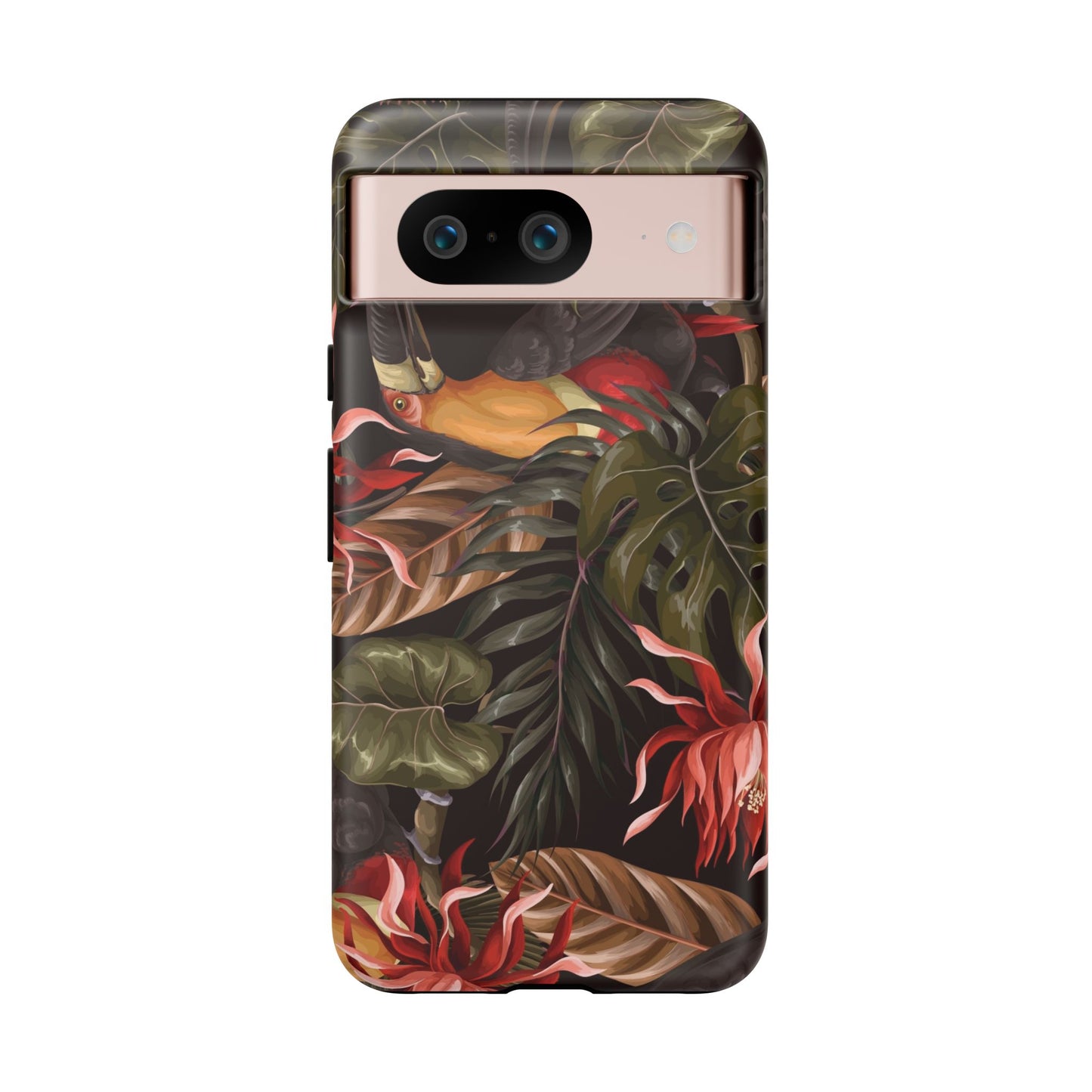 Tough Cases Phone Unique Floral Design with Bird