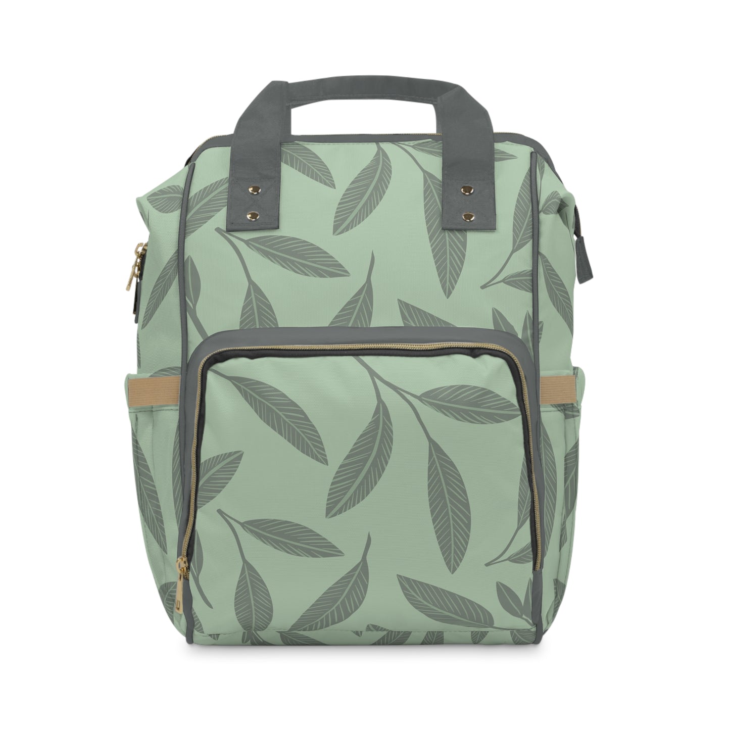 Sage Leaves Multifunctional Diaper Backpack