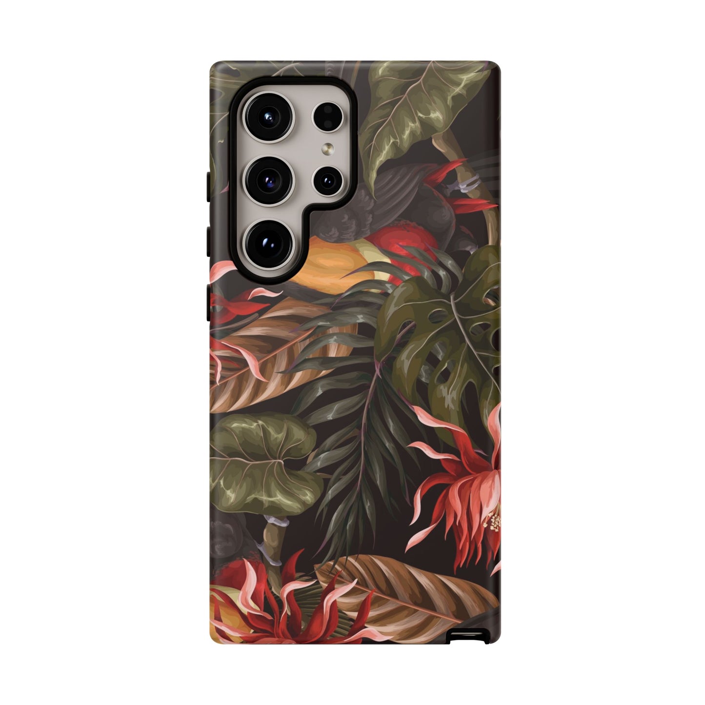 Tough Cases Phone Unique Floral Design with Bird