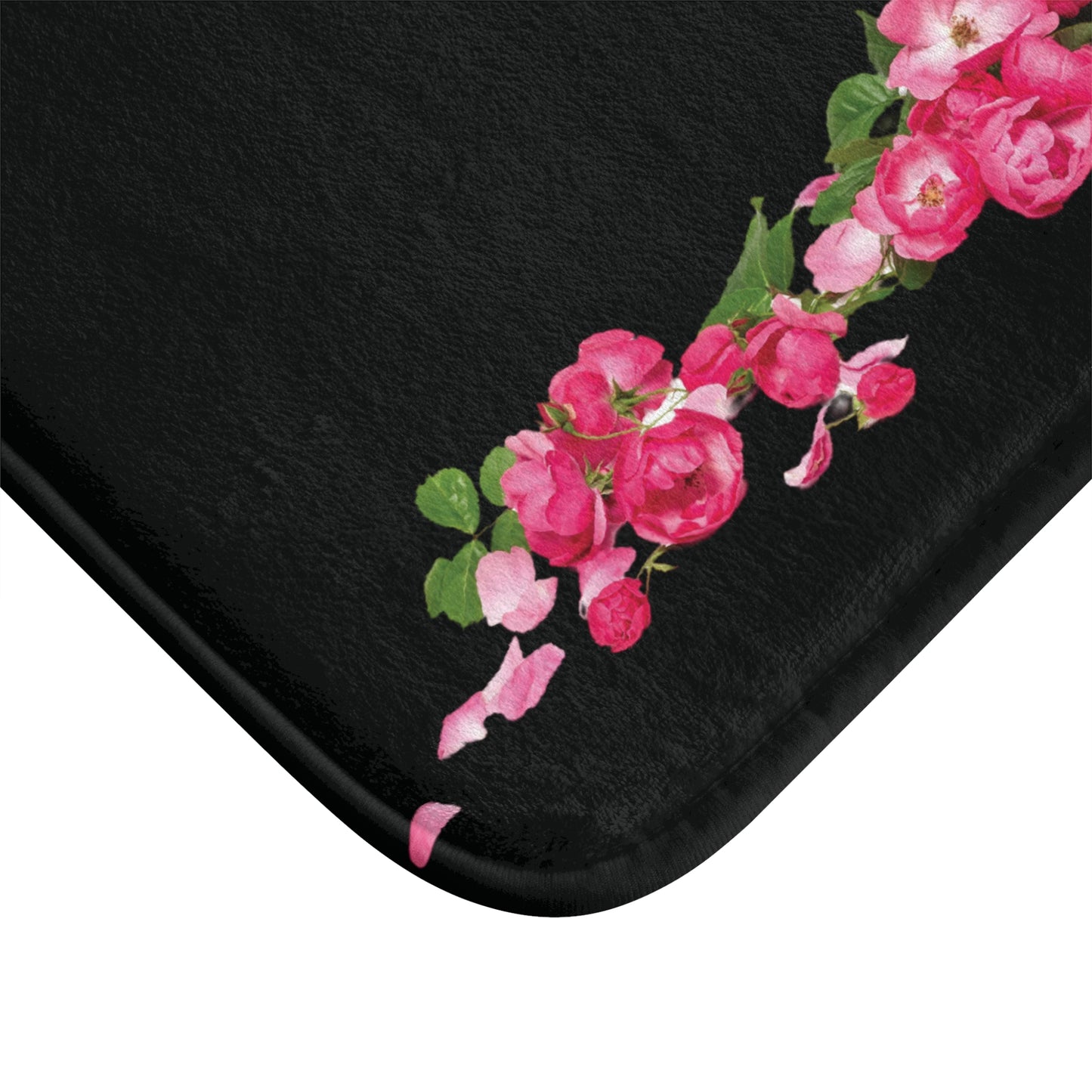 Roses on the Ground Bath Mat