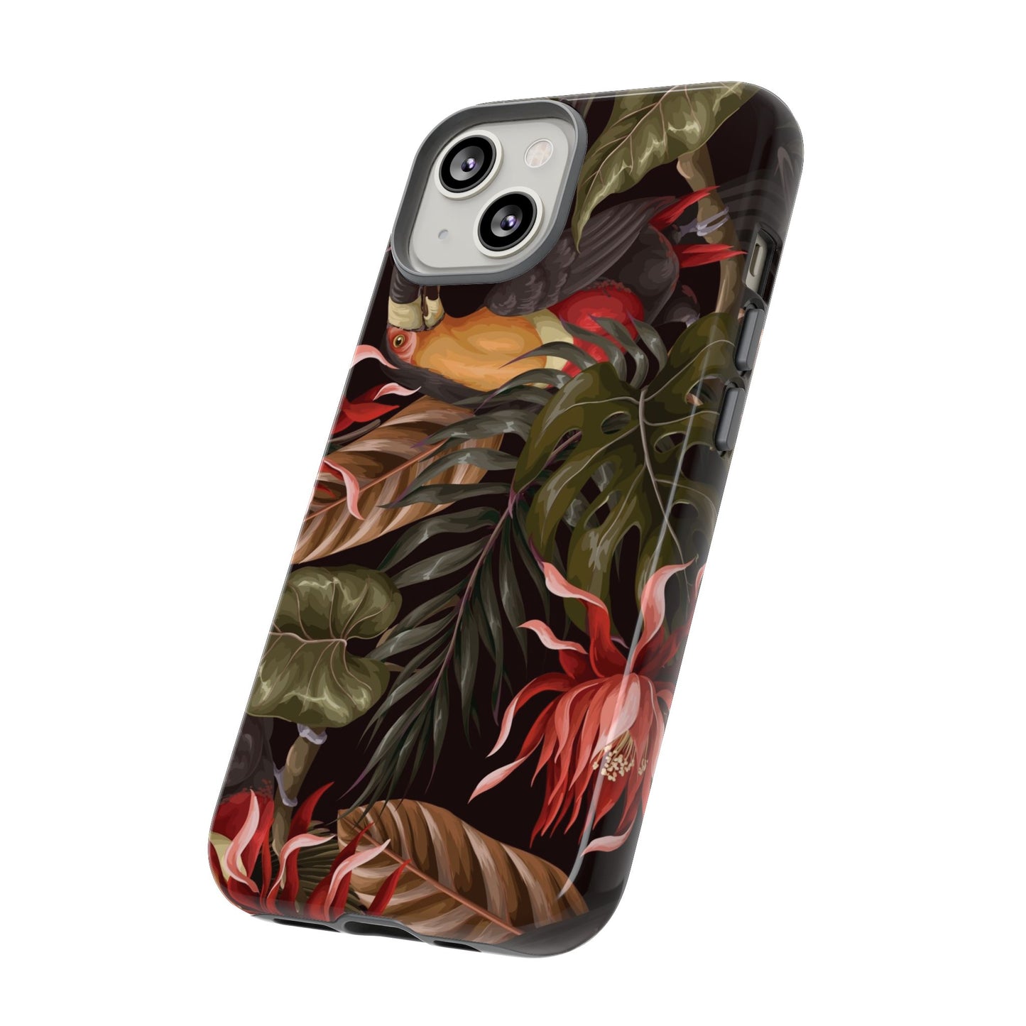 Tough Cases Phone Unique Floral Design with Bird