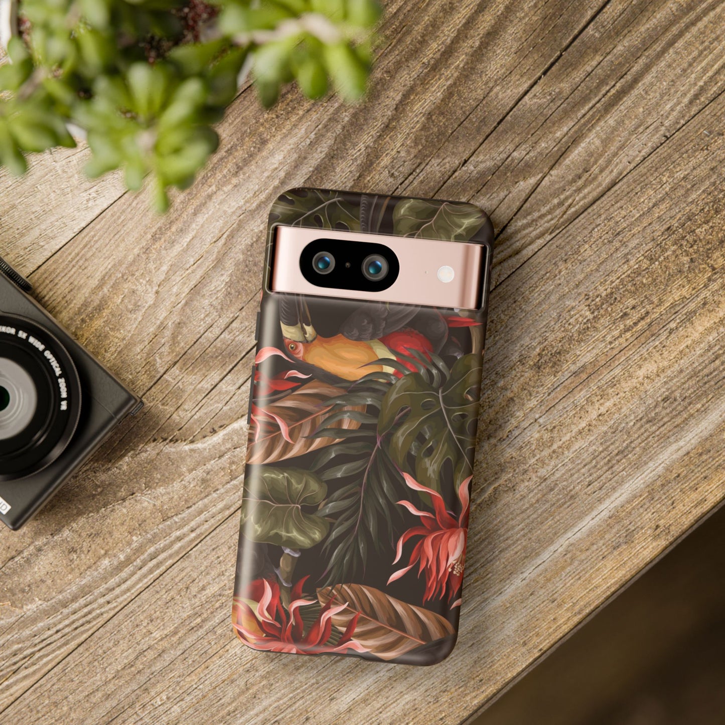 Tough Cases Phone Unique Floral Design with Bird