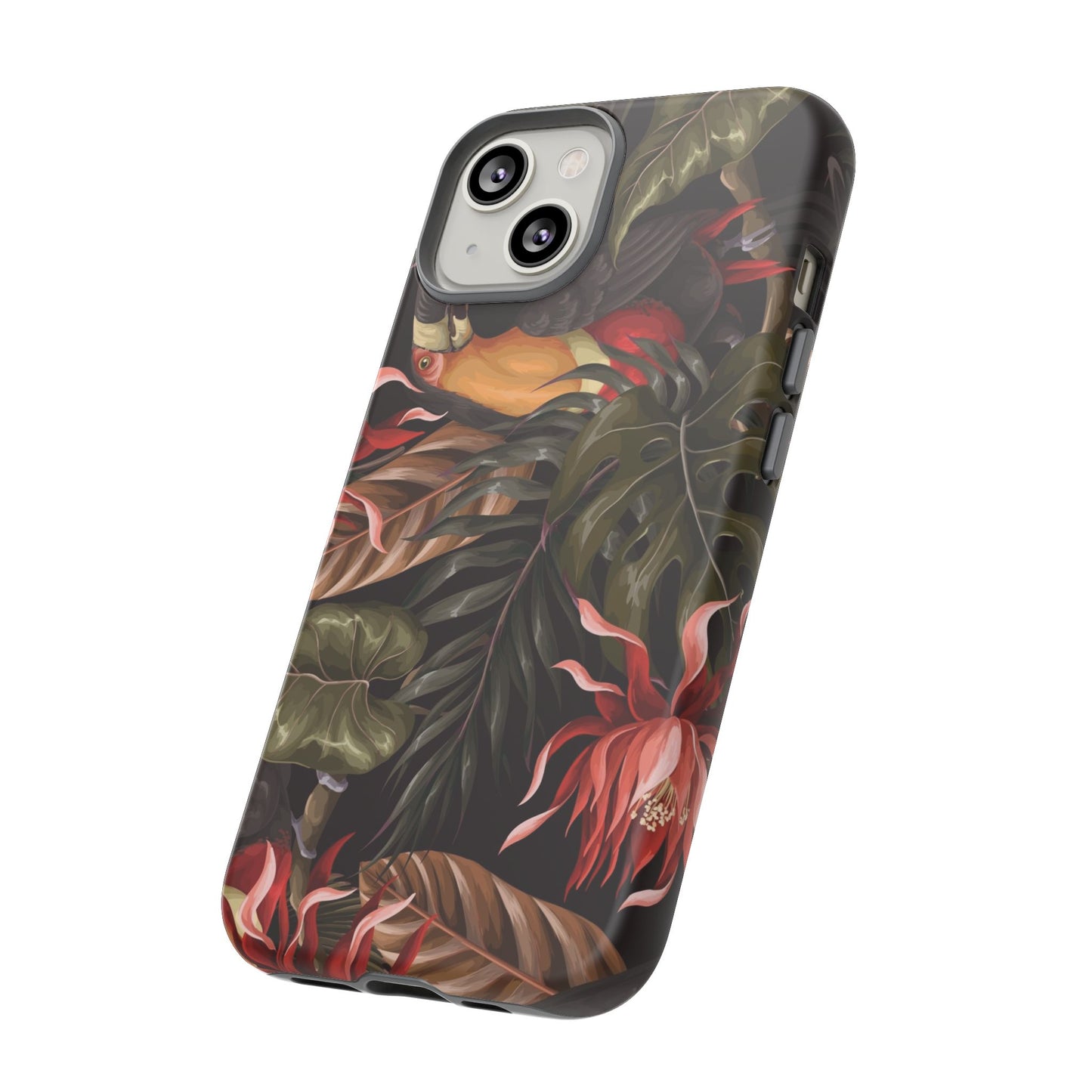 Tough Cases Phone Unique Floral Design with Bird