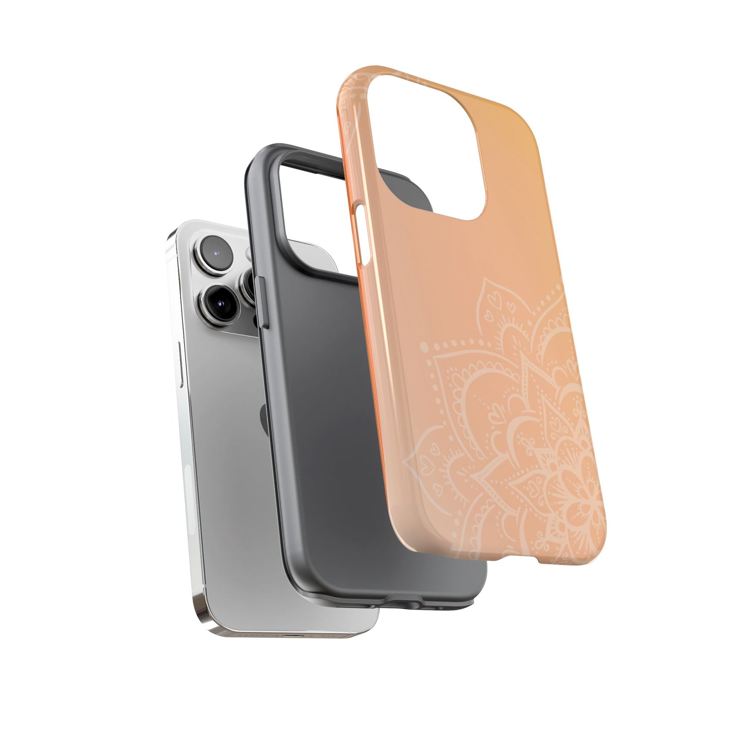 Mandala Peach Tough Cases