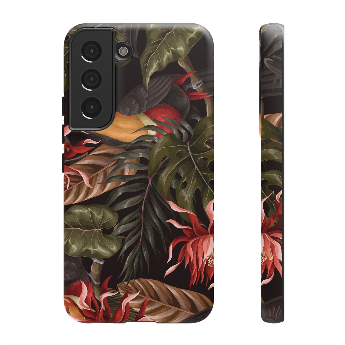Tough Cases Phone Unique Floral Design with Bird