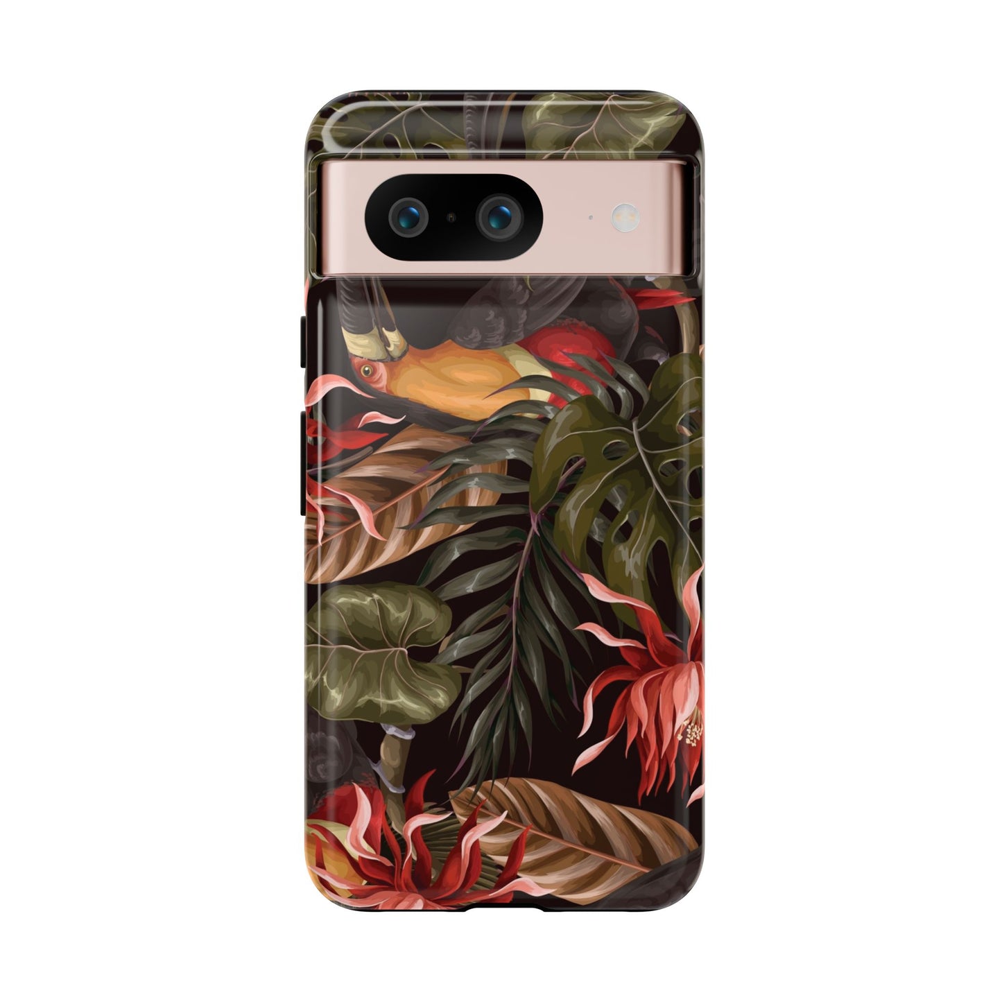 Tough Cases Phone Unique Floral Design with Bird