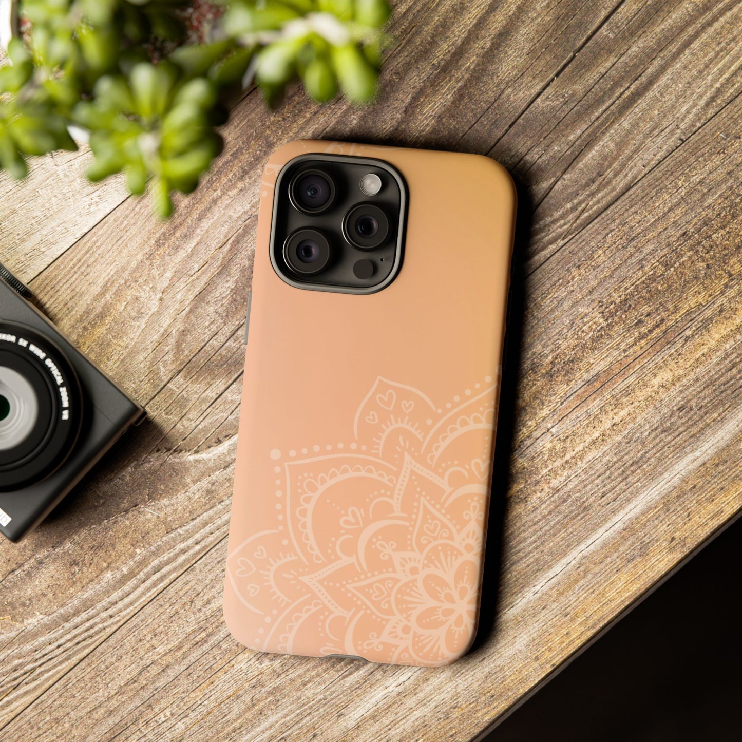 Mandala Peach Tough Cases