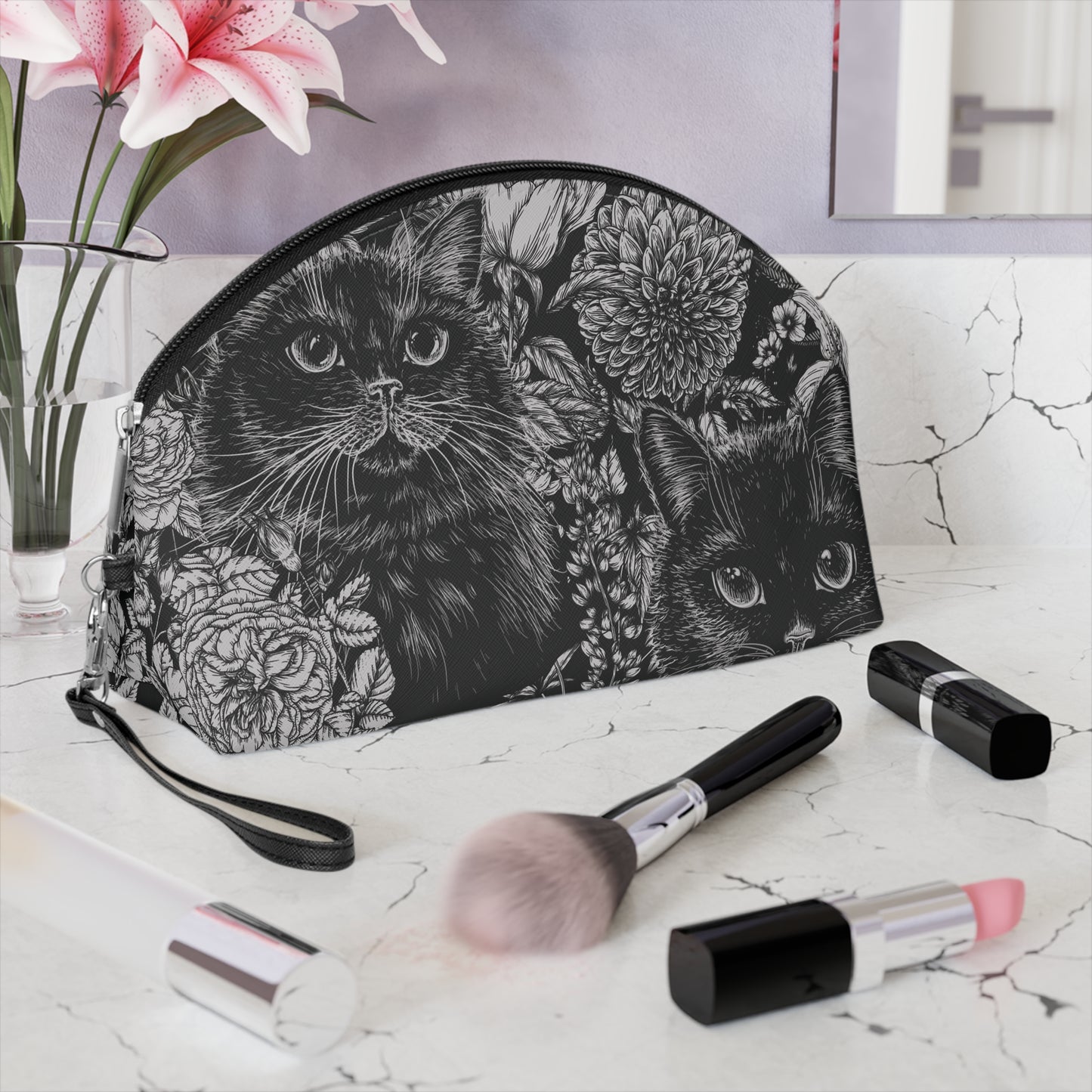 Childless Cat Lady Makeup Bag