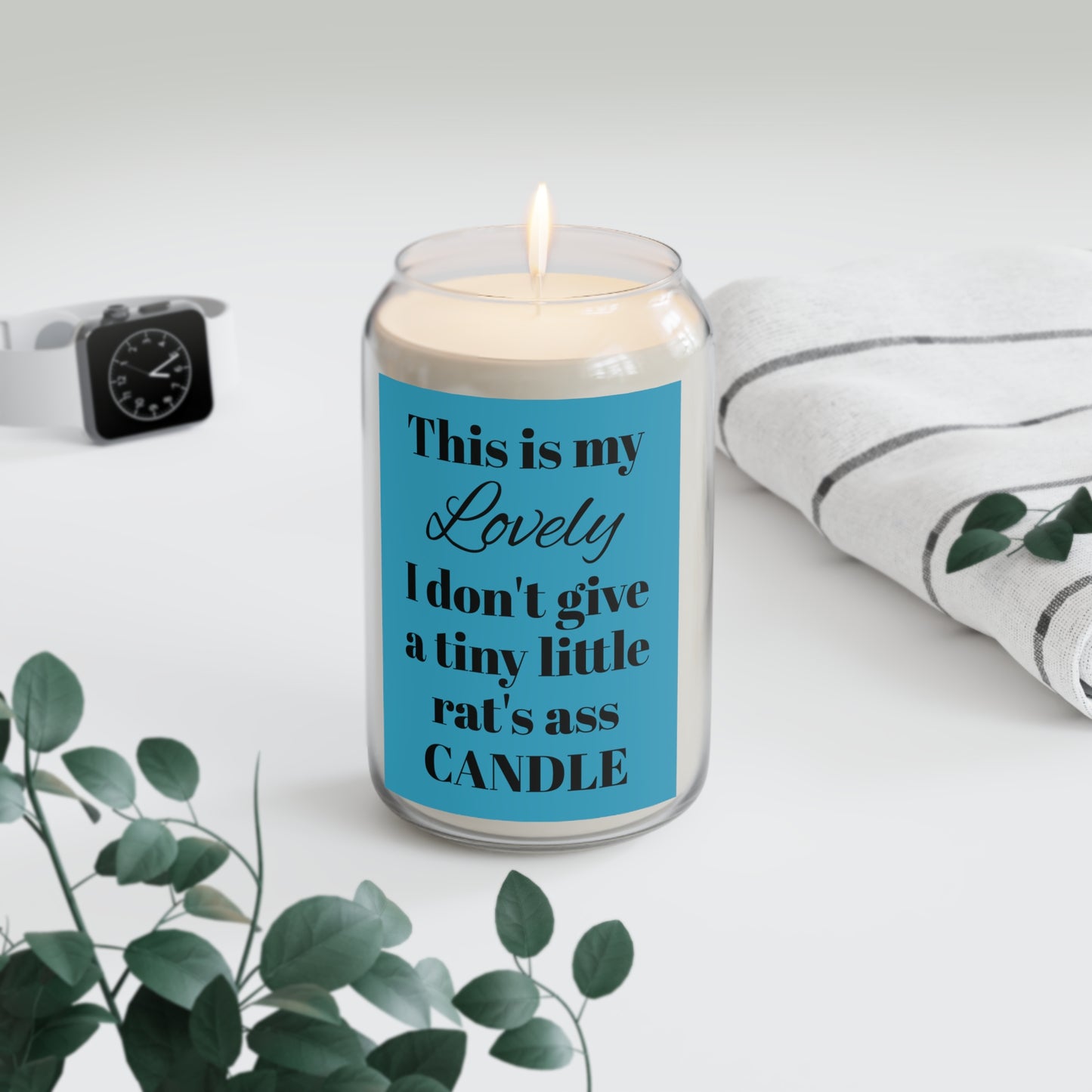 I Don't Give a Tiny Little Rat's Ass Scented Candle, 13.75oz