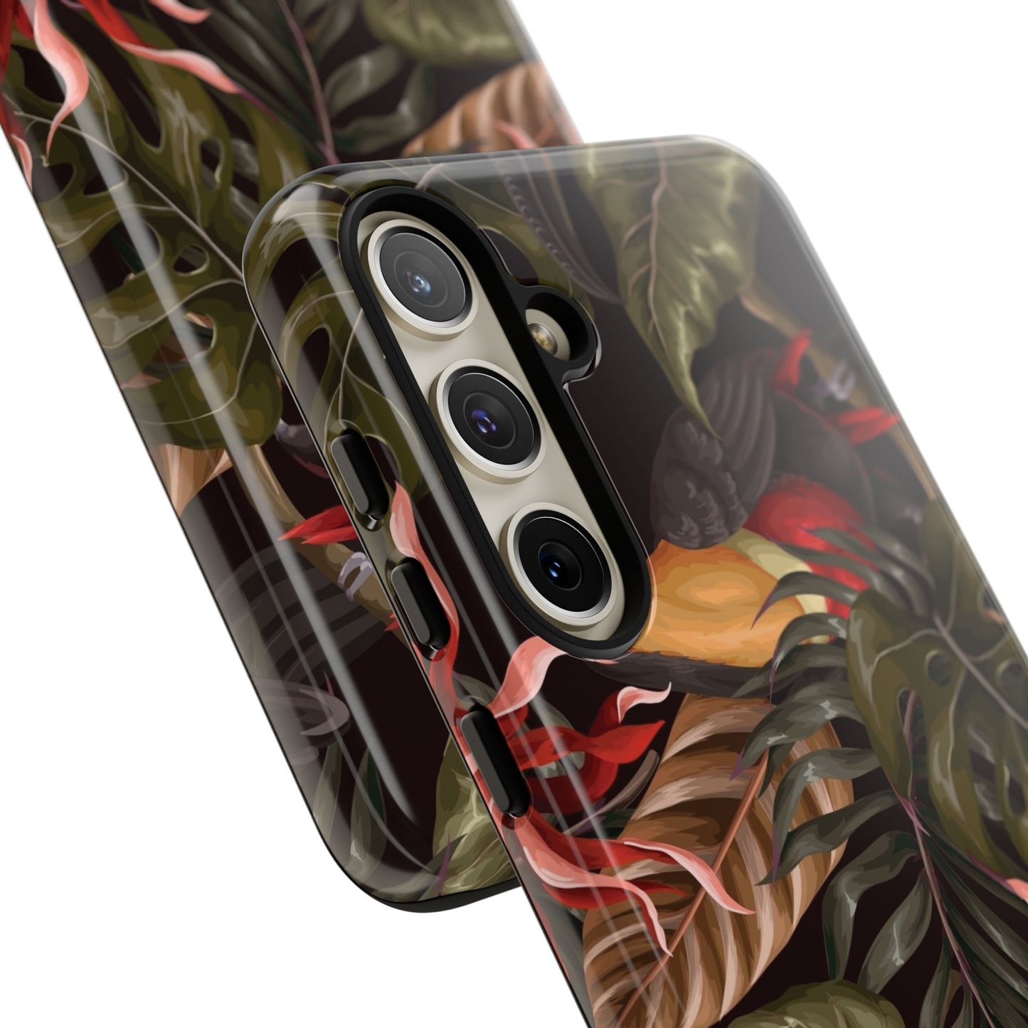 Tough Cases Phone Unique Floral Design with Bird