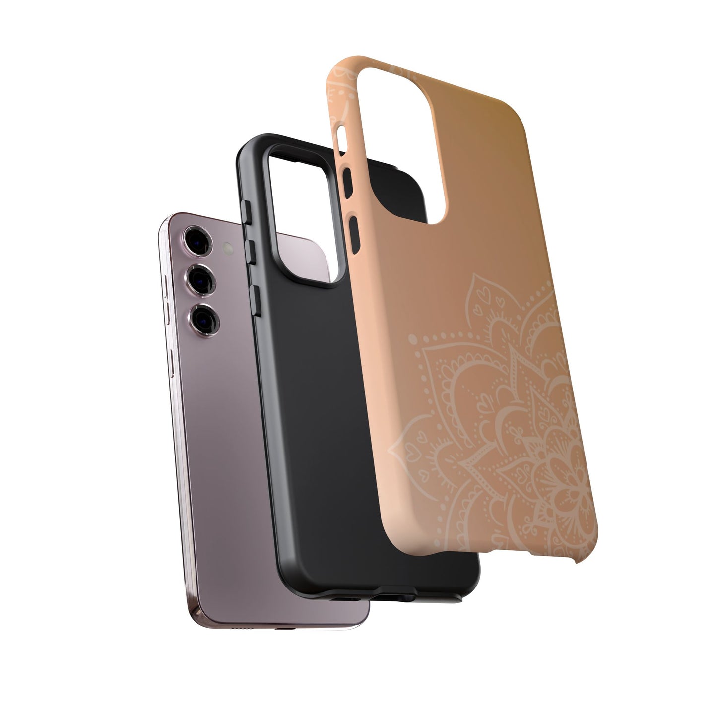 Mandala Peach Tough Cases