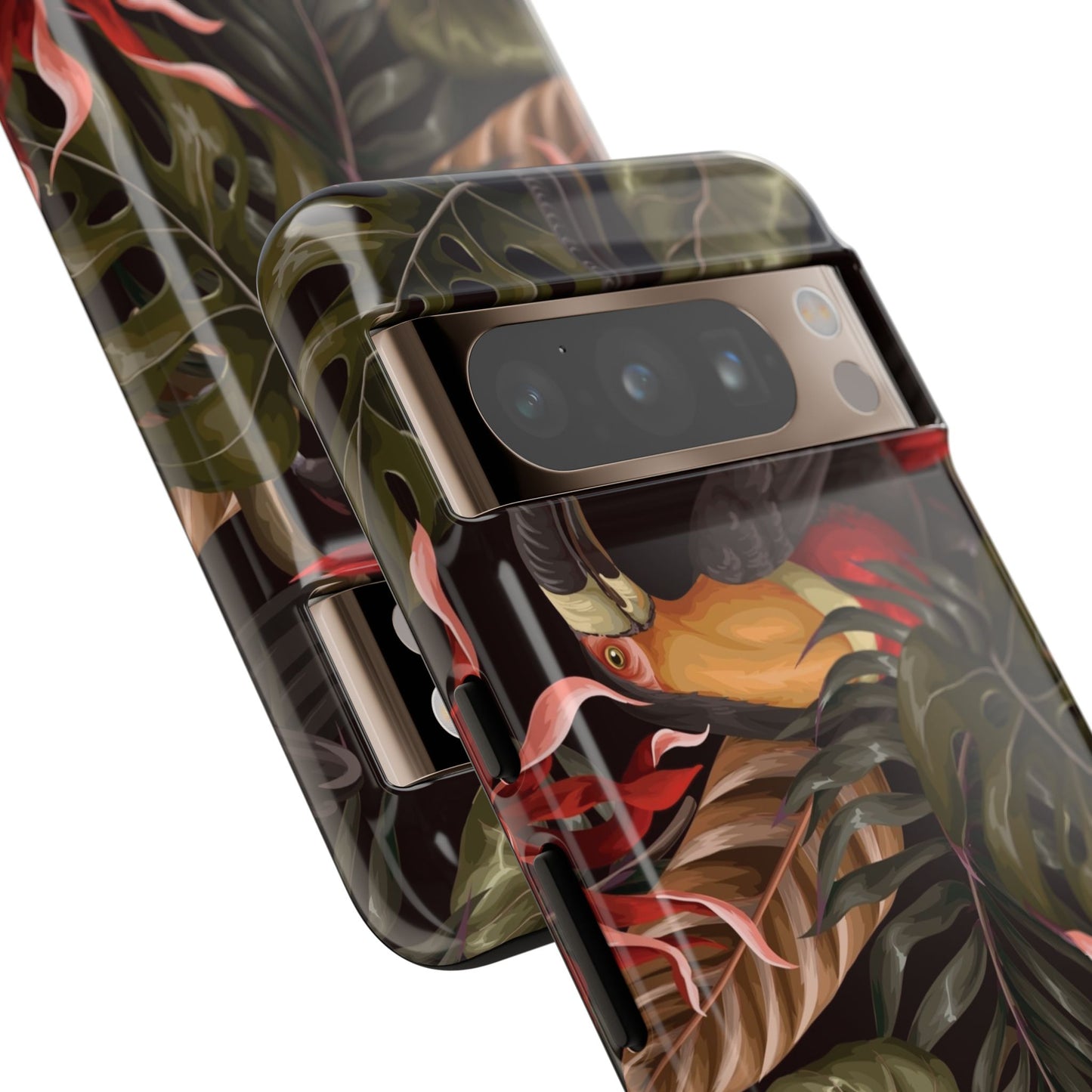 Tough Cases Phone Unique Floral Design with Bird