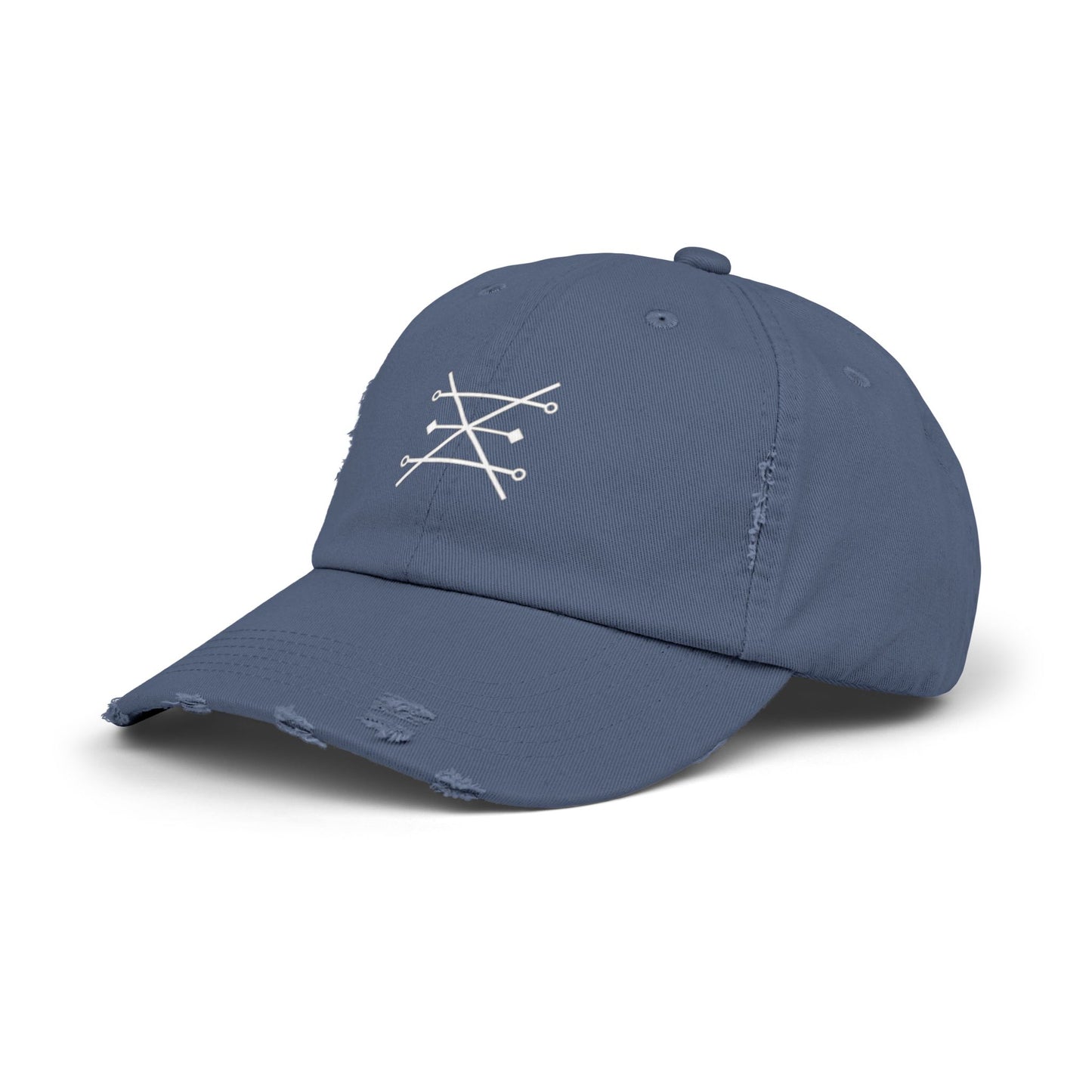 Alchemy Symbol for Copper Unisex Distressed Cap