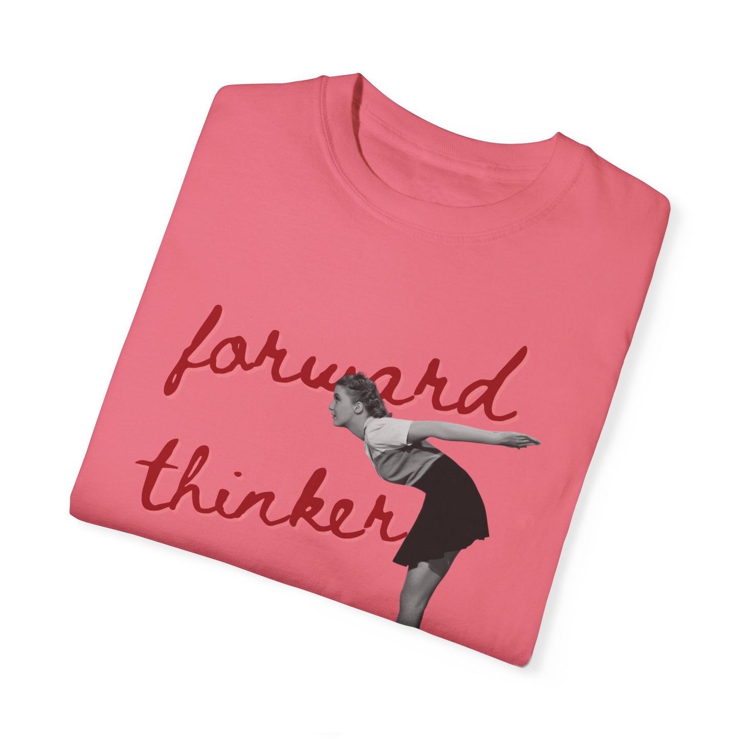 Forward Thinker Unisex Garment-Dyed T-shirt Red