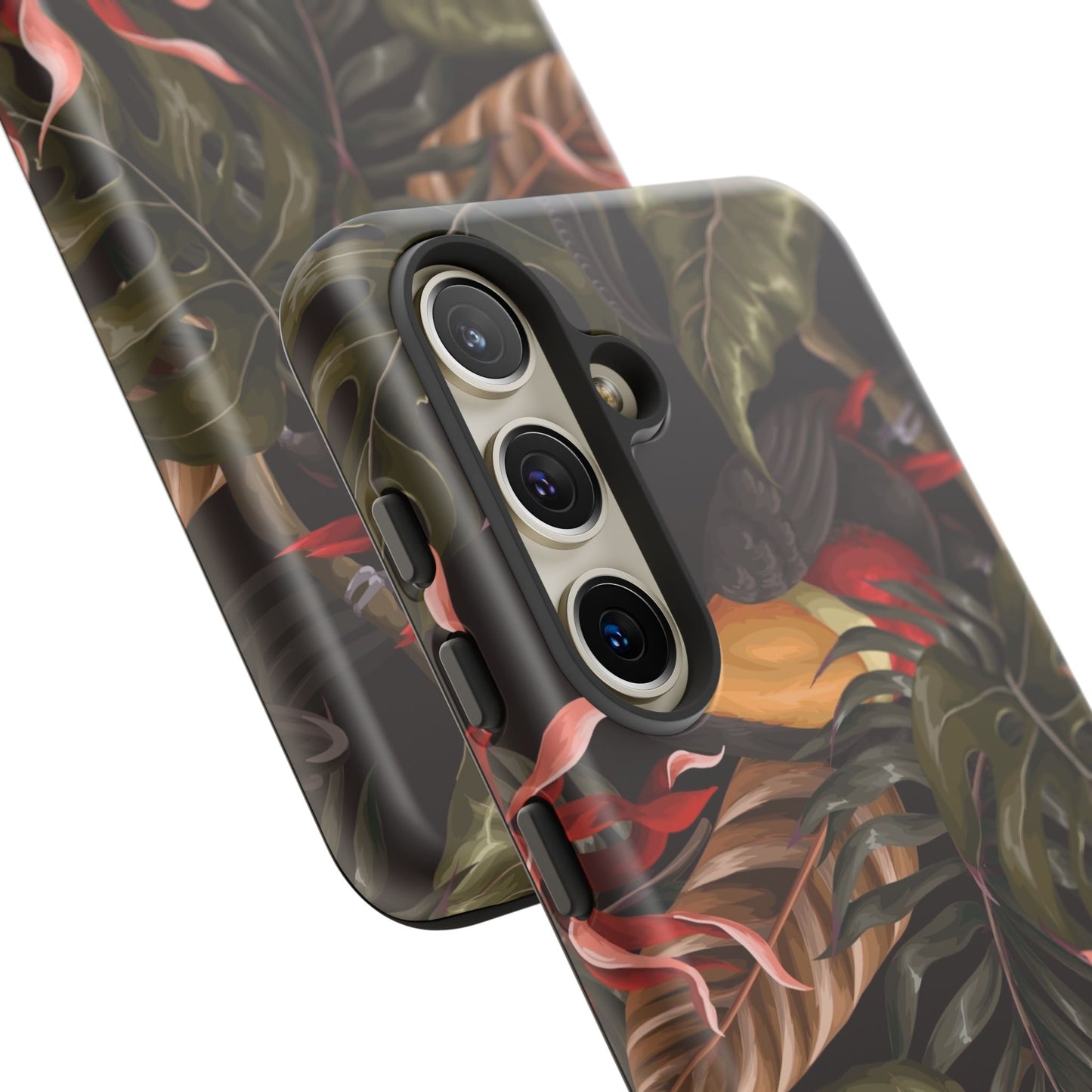 Tough Cases Phone Unique Floral Design with Bird