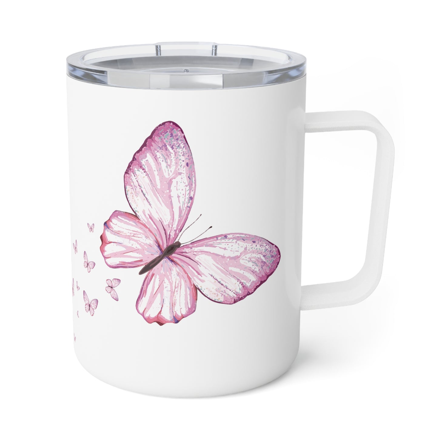 Butterfly Insulated Mug, 10z