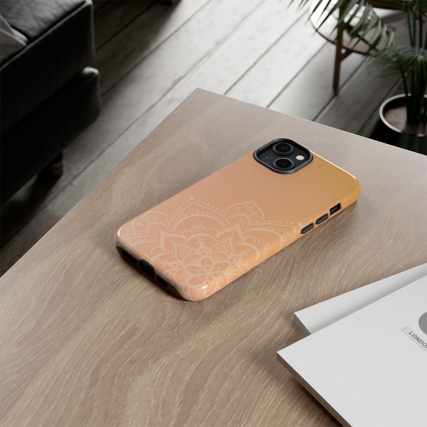 Mandala Peach Tough Cases
