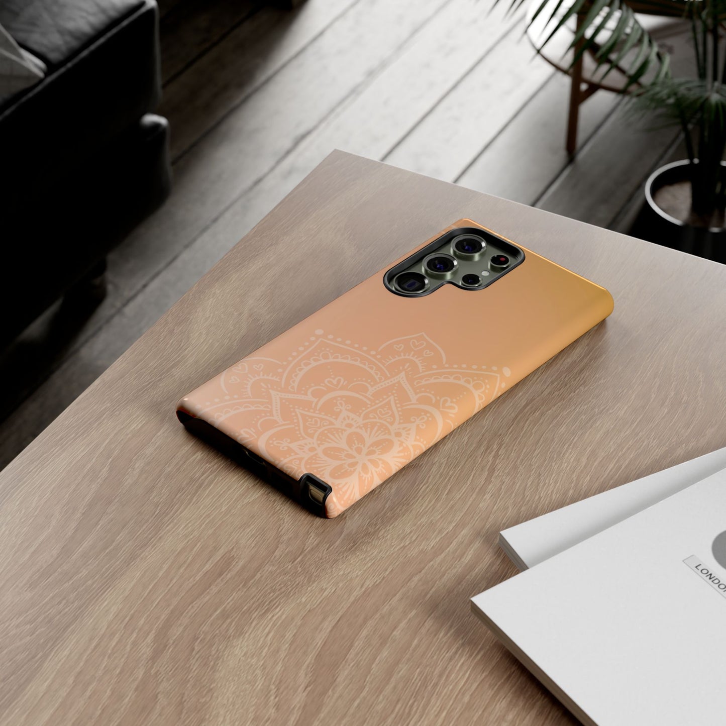 Mandala Peach Tough Cases