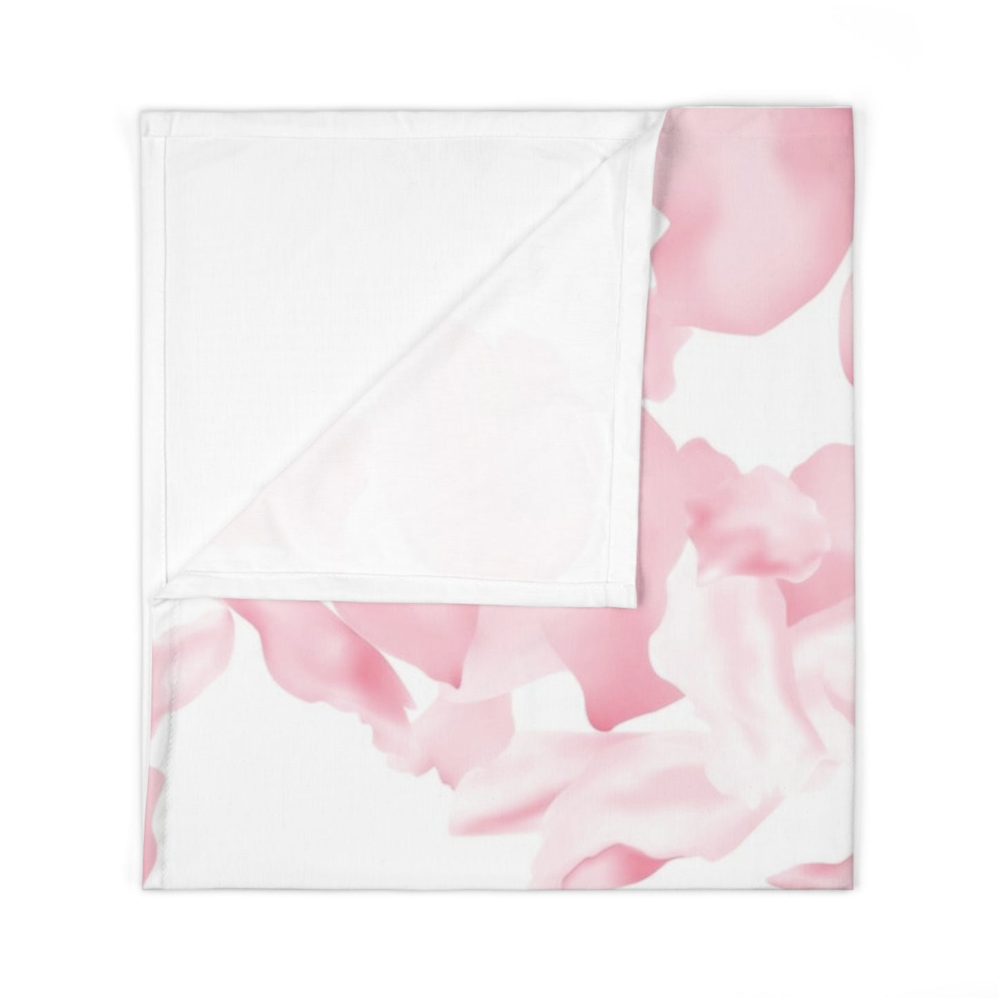 Baby Swaddling Blanket (Pink Rose Petals Design)
