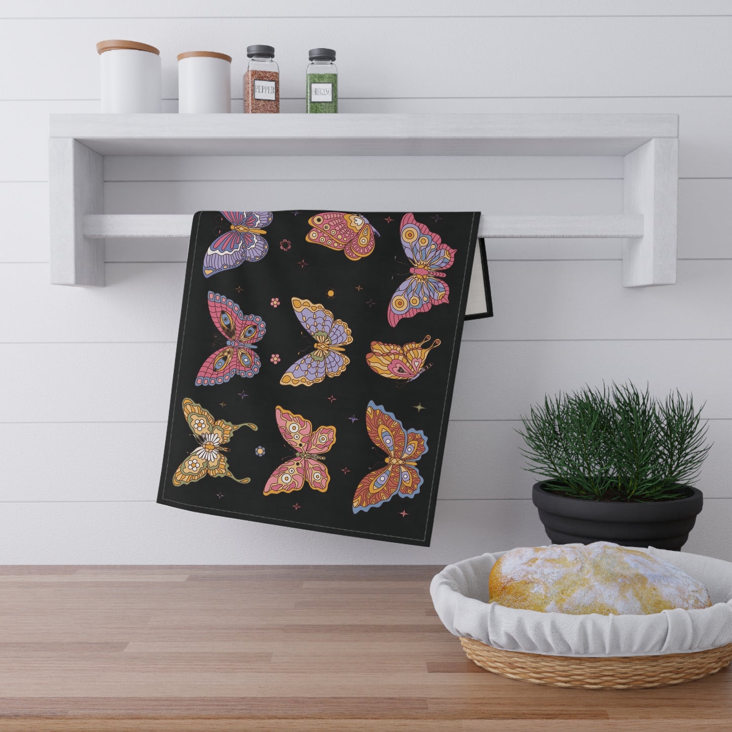 Kitchen Towels - Bounty of Butterflies Kitchen Decor