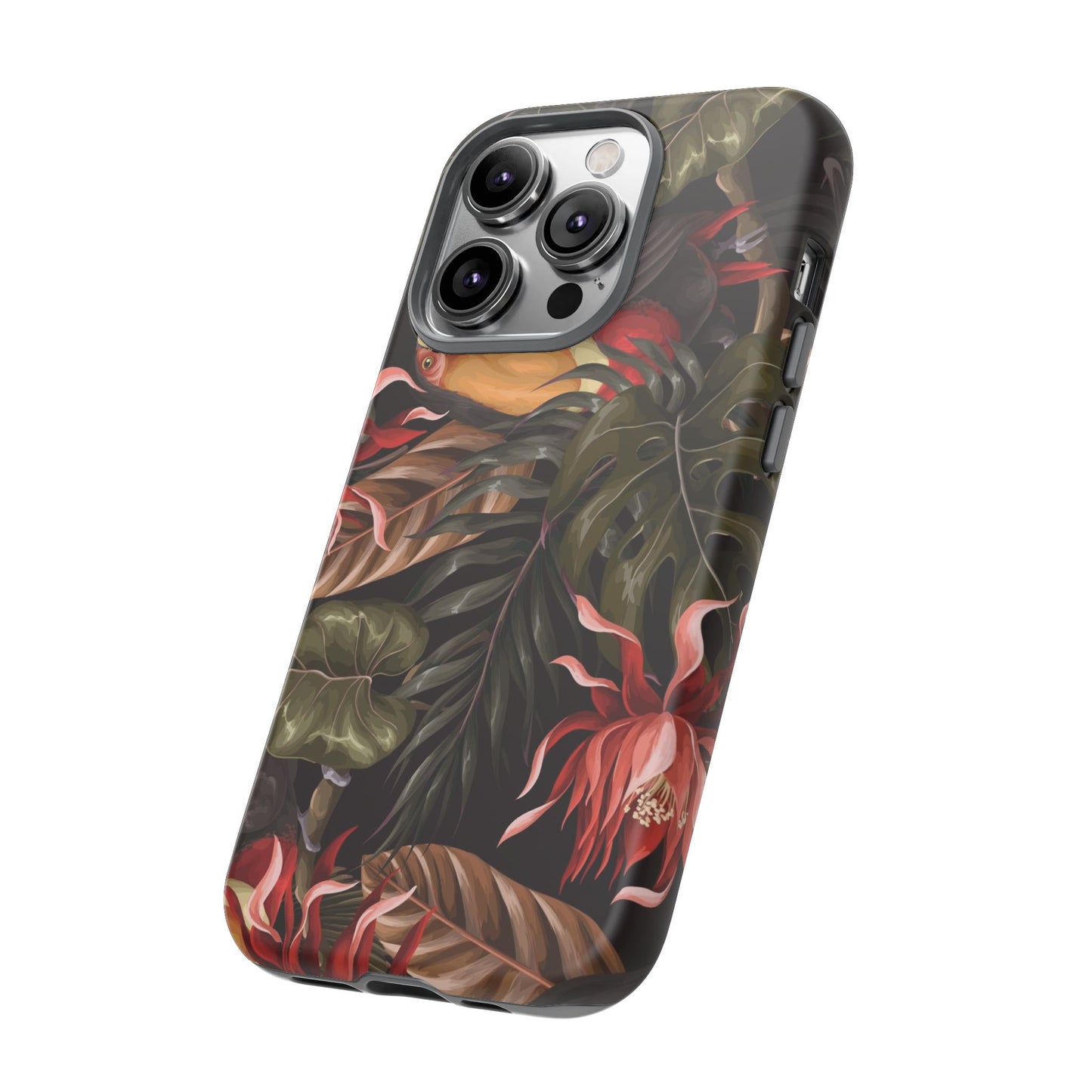 Tough Cases Phone Unique Floral Design with Bird