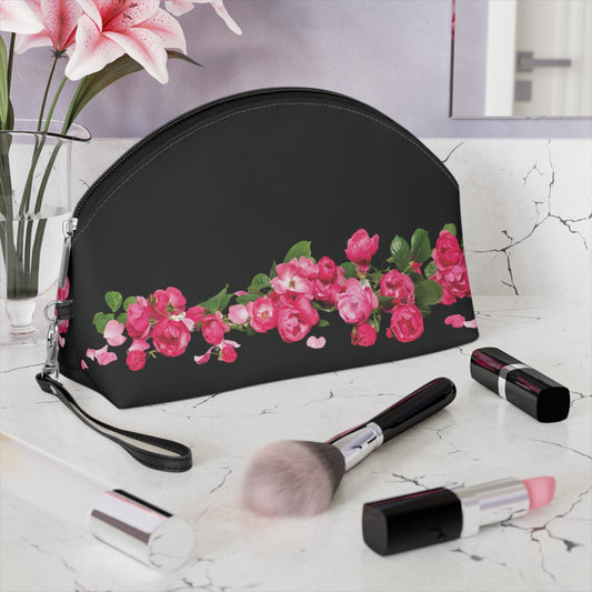 Roses on the Ground Makeup Bag