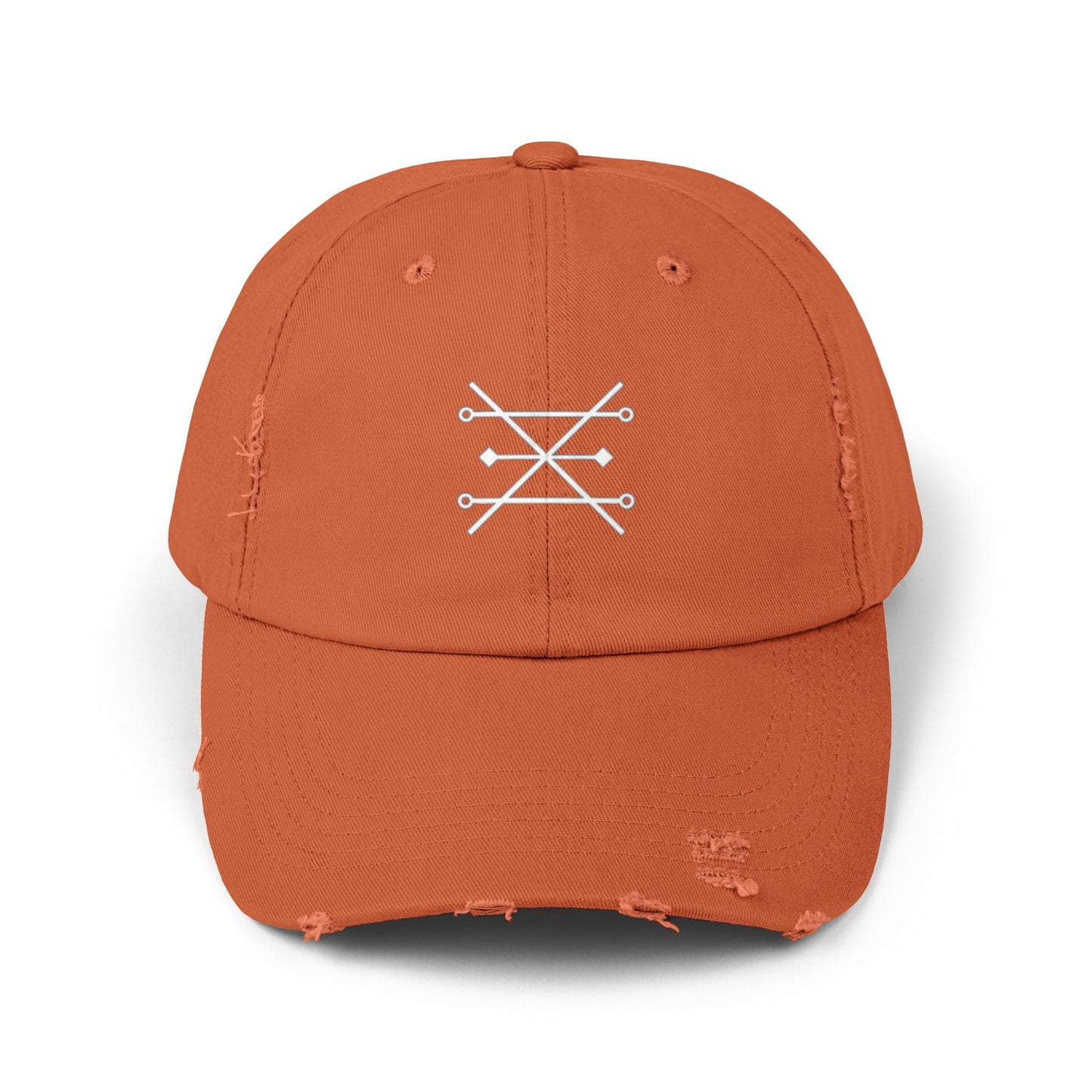 Alchemy Symbol for Copper Unisex Distressed Cap