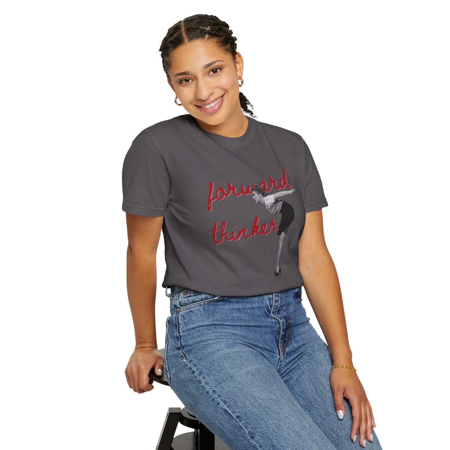 Forward Thinker Unisex Garment-Dyed T-shirt Red