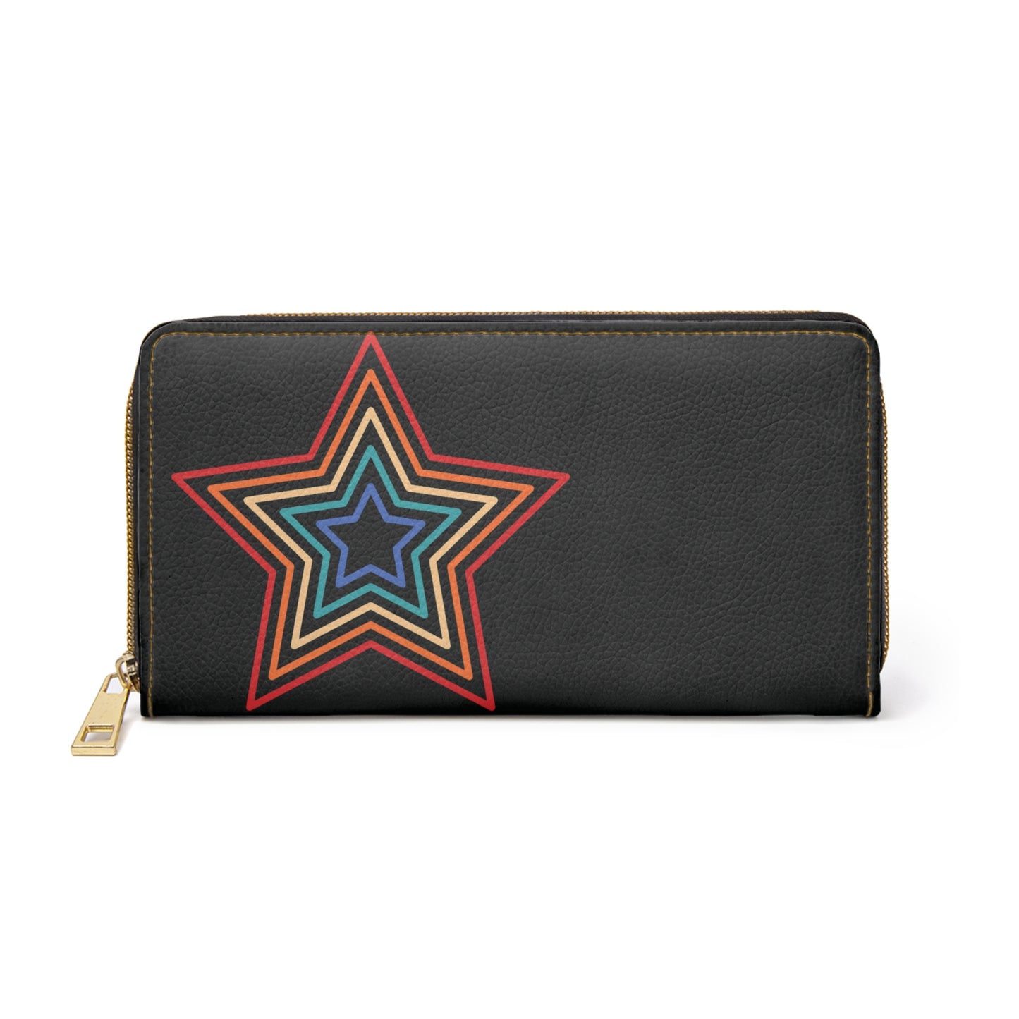 1970's Rainbow Zipper Wallet