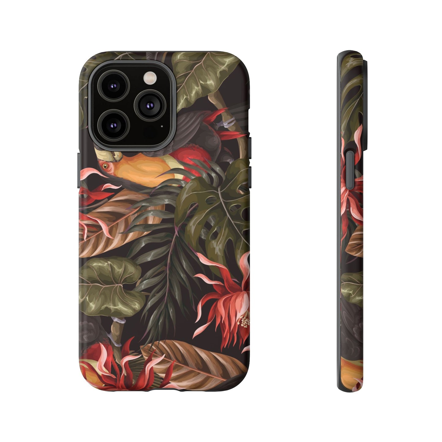 Tough Cases Phone Unique Floral Design with Bird