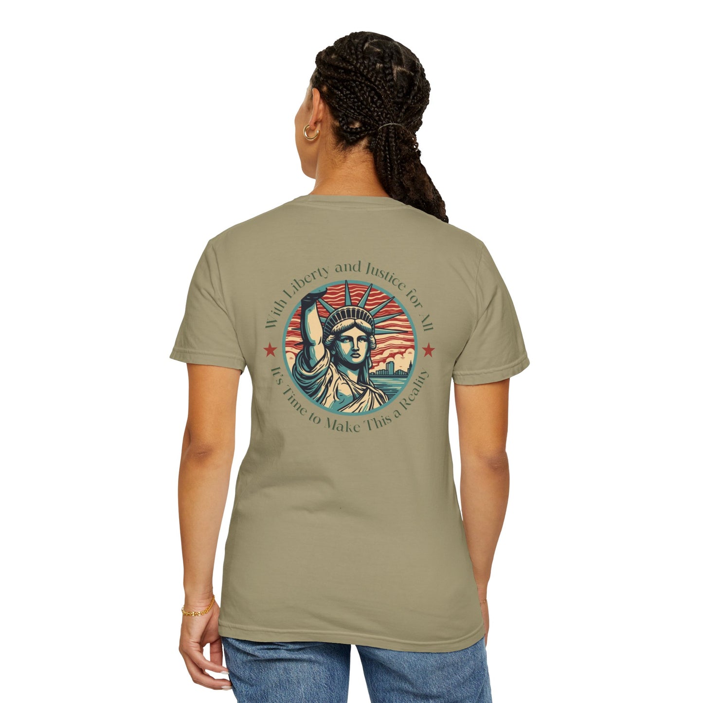 Liberty and Justice for All Social Justice Cotton T-shirt