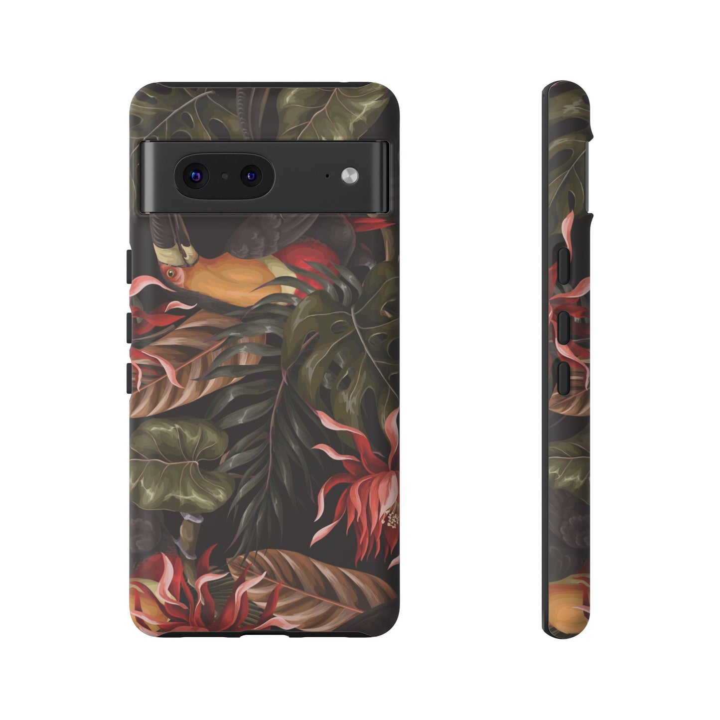 Tough Cases Phone Unique Floral Design with Bird