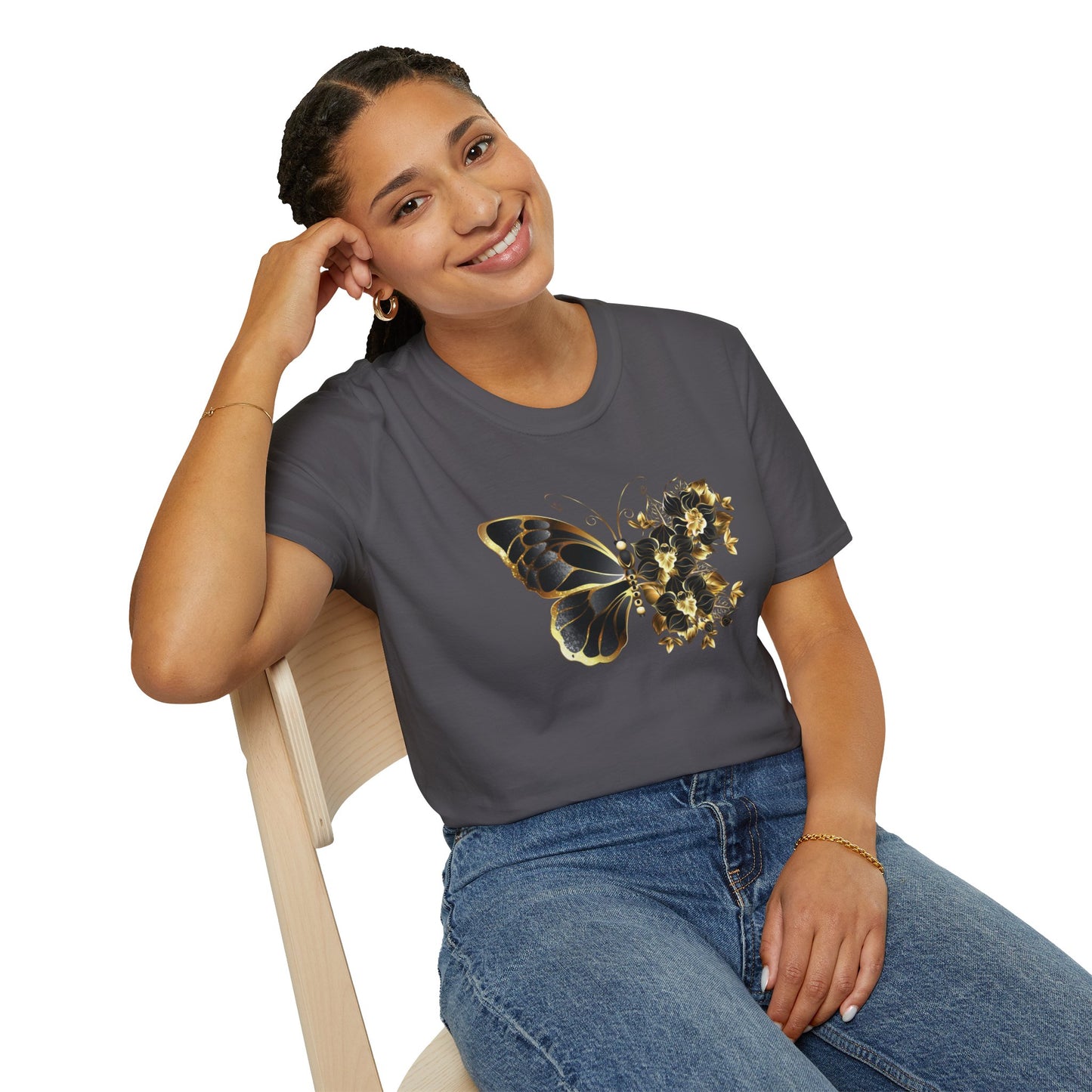 Butterflower Unisex Softstyle T-Shirt