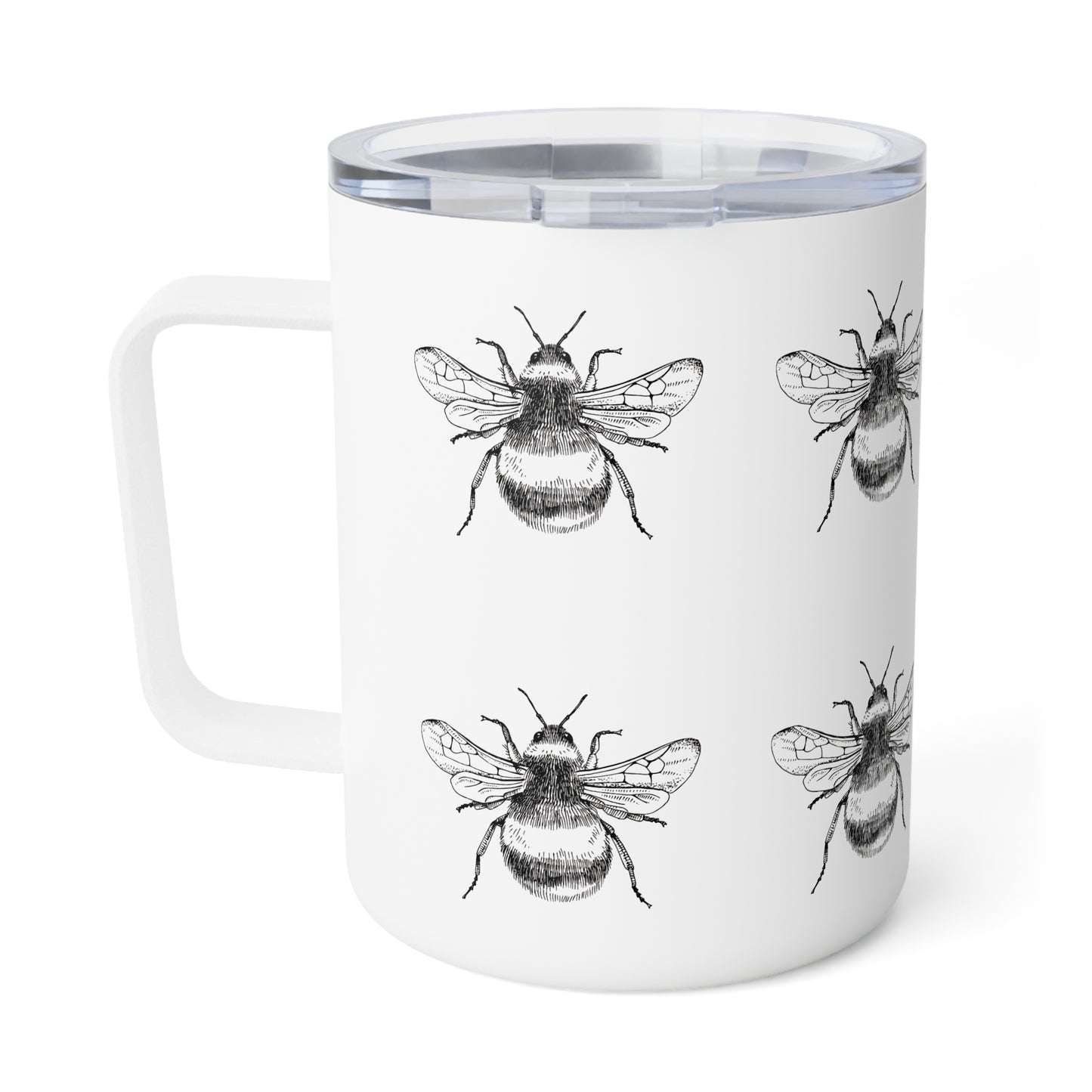 Basically Bumblebees Insulated Coffee Mug, 10oz