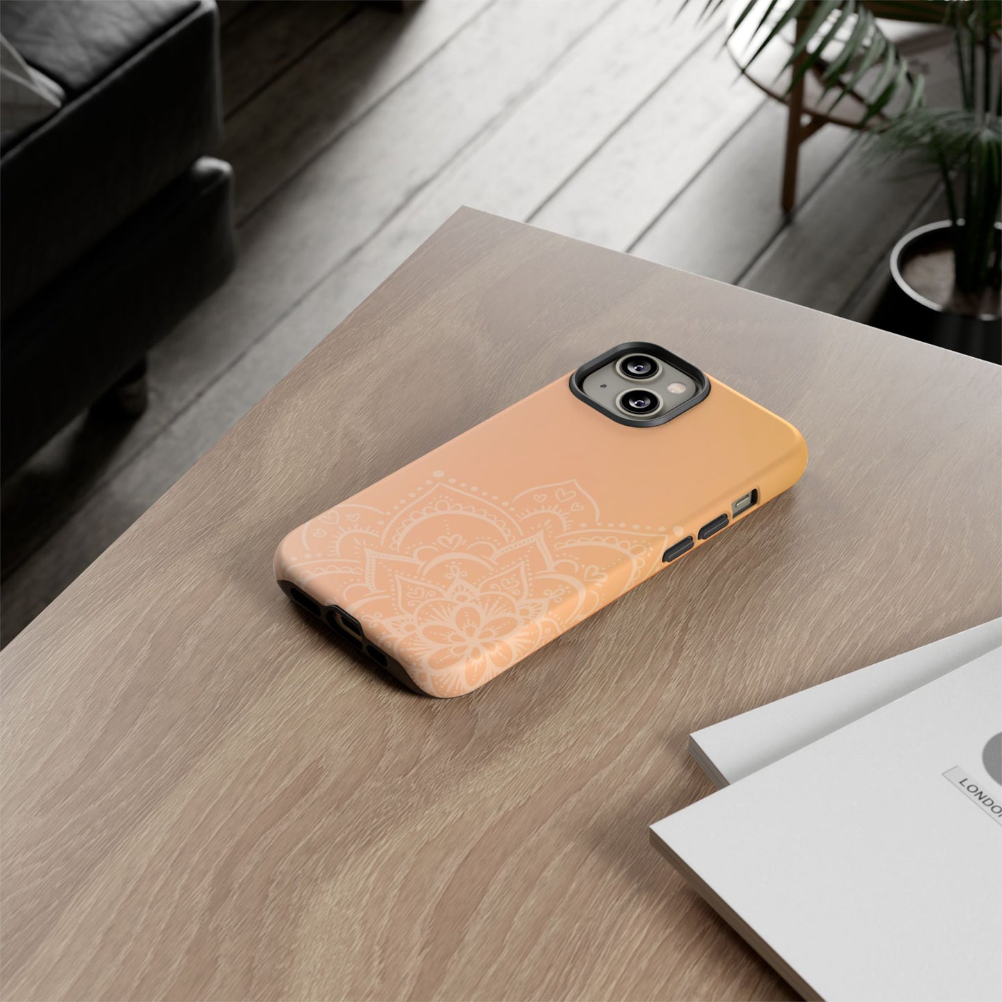 Mandala Peach Tough Cases