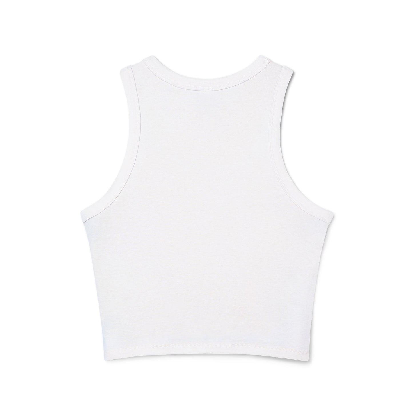 Crop Racer Tank Top xoxo Hugs and Kisses Design