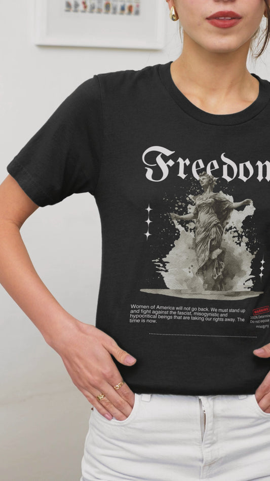 Freedom for Women's Rights Cotton Graphic T-Shirt